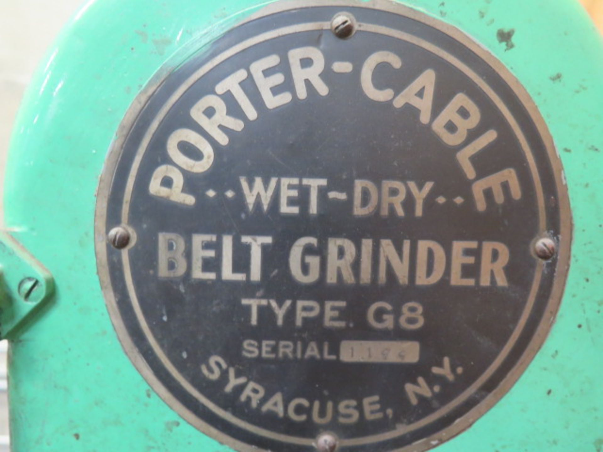 Porter Cable Type G8 8” Wet Belt Sander s/n 1199 - Image 4 of 4