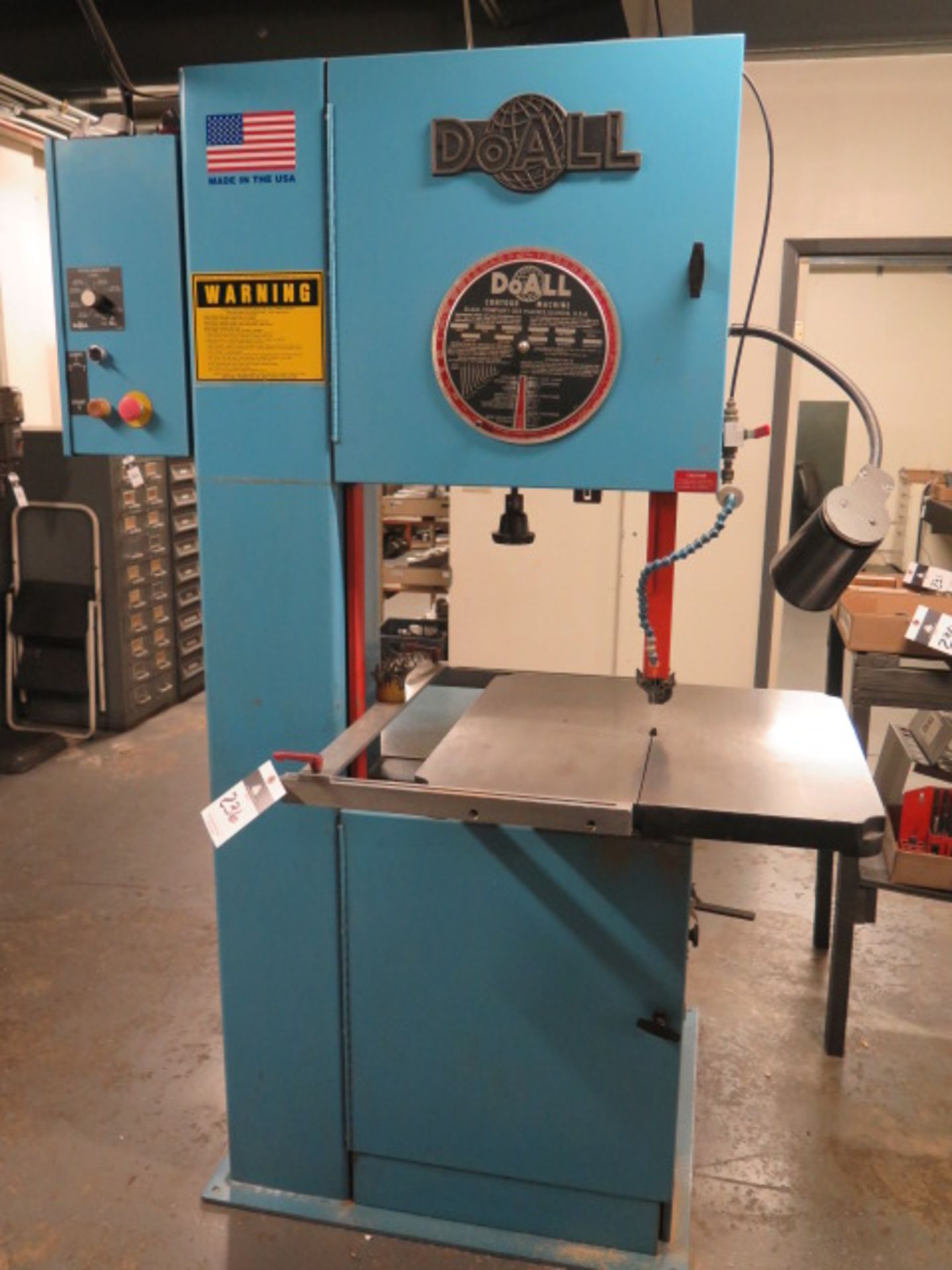 DoAll mdl. 2013-VS 20” Vertical Band Saw s/n 526-95103