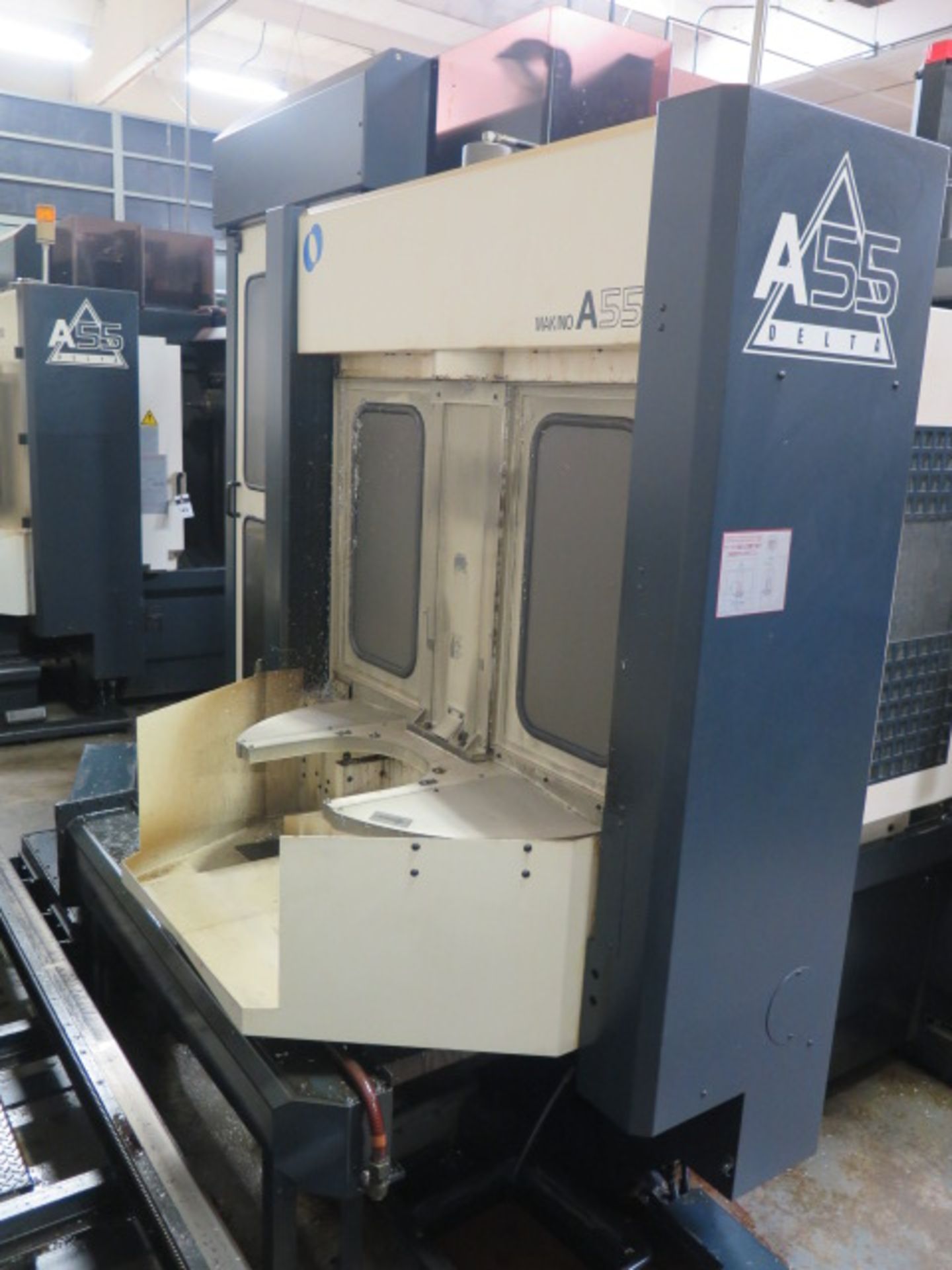 Makino A55 Delta 4-Axis CNC Horizontal Machining Center s/n 1015 w/ Makino Professional 3 - Image 3 of 16