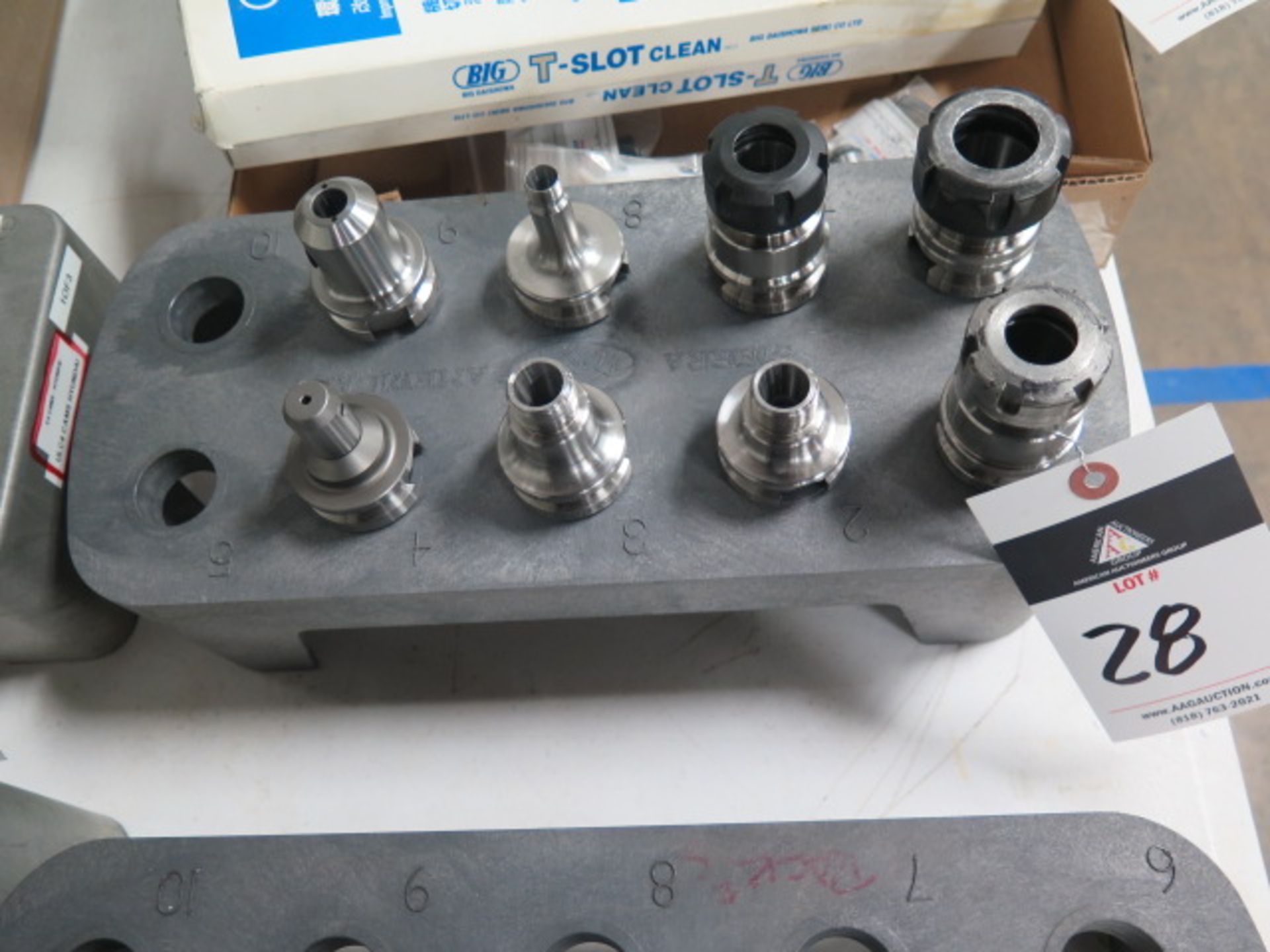 BT-30 Taper Tooling (10) w/ Rack(SOLD AS-IS - NO WARRANTY)