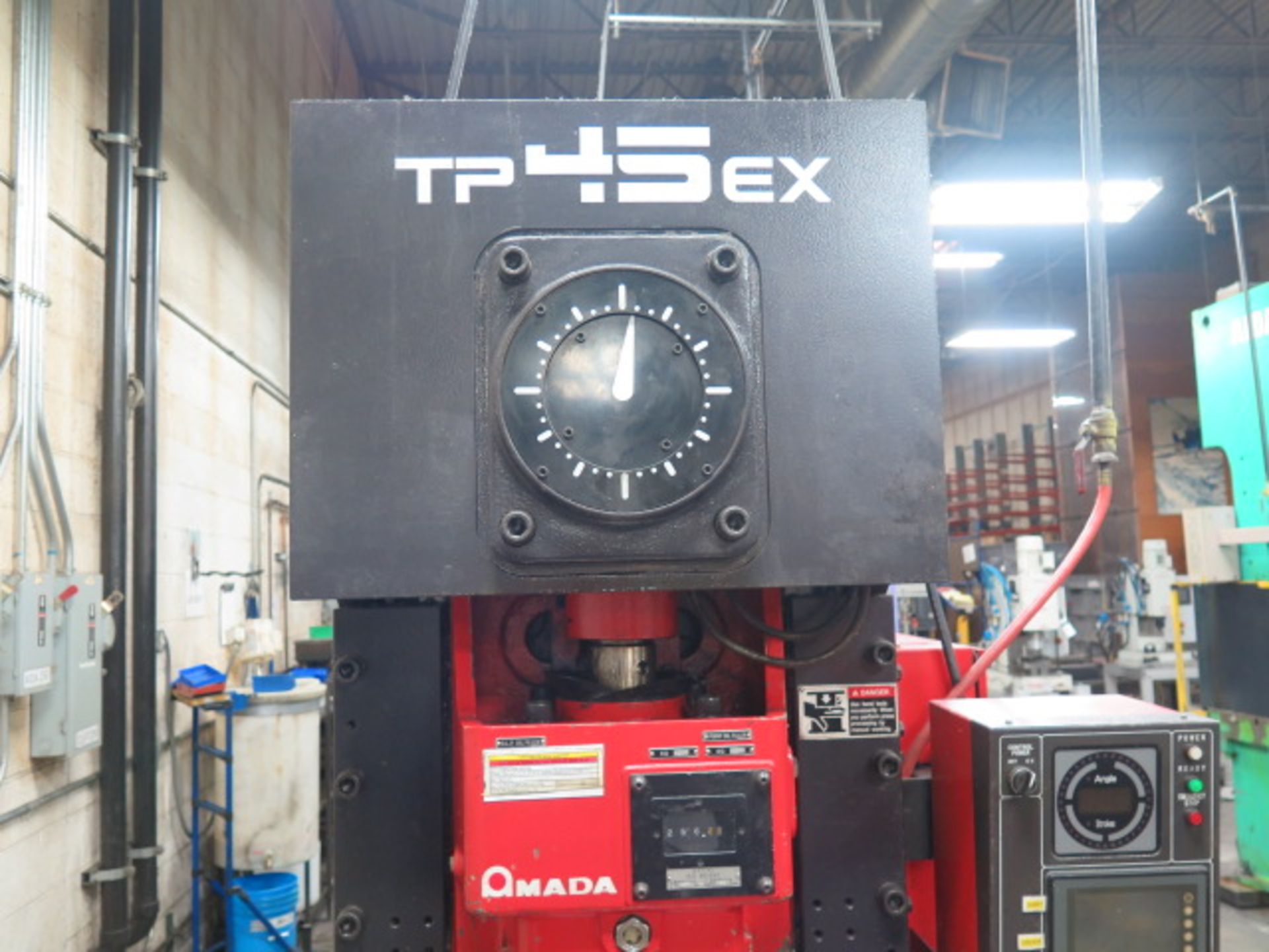2006 Amada TP45EX 45 Metric Ton (49.5 Short Ton) Hydraulic Press s/n 72100691 SOLD AS IS - Image 6 of 14