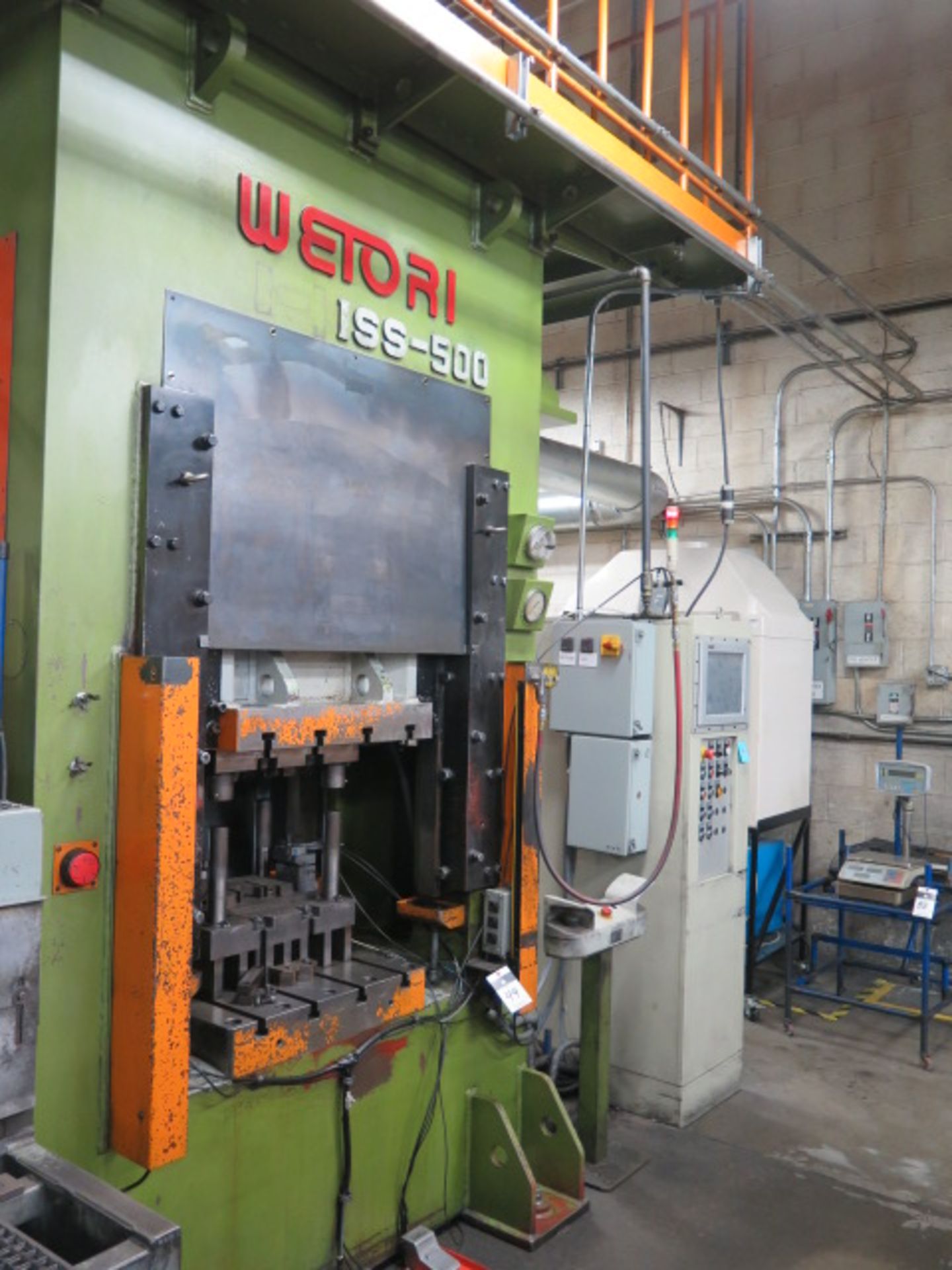 Wetori ISS-500 500 Ton Hot Forging Hydraulic Press w/ Phoenix Contact Touch Screen Cont, SOLD AS IS - Image 4 of 13