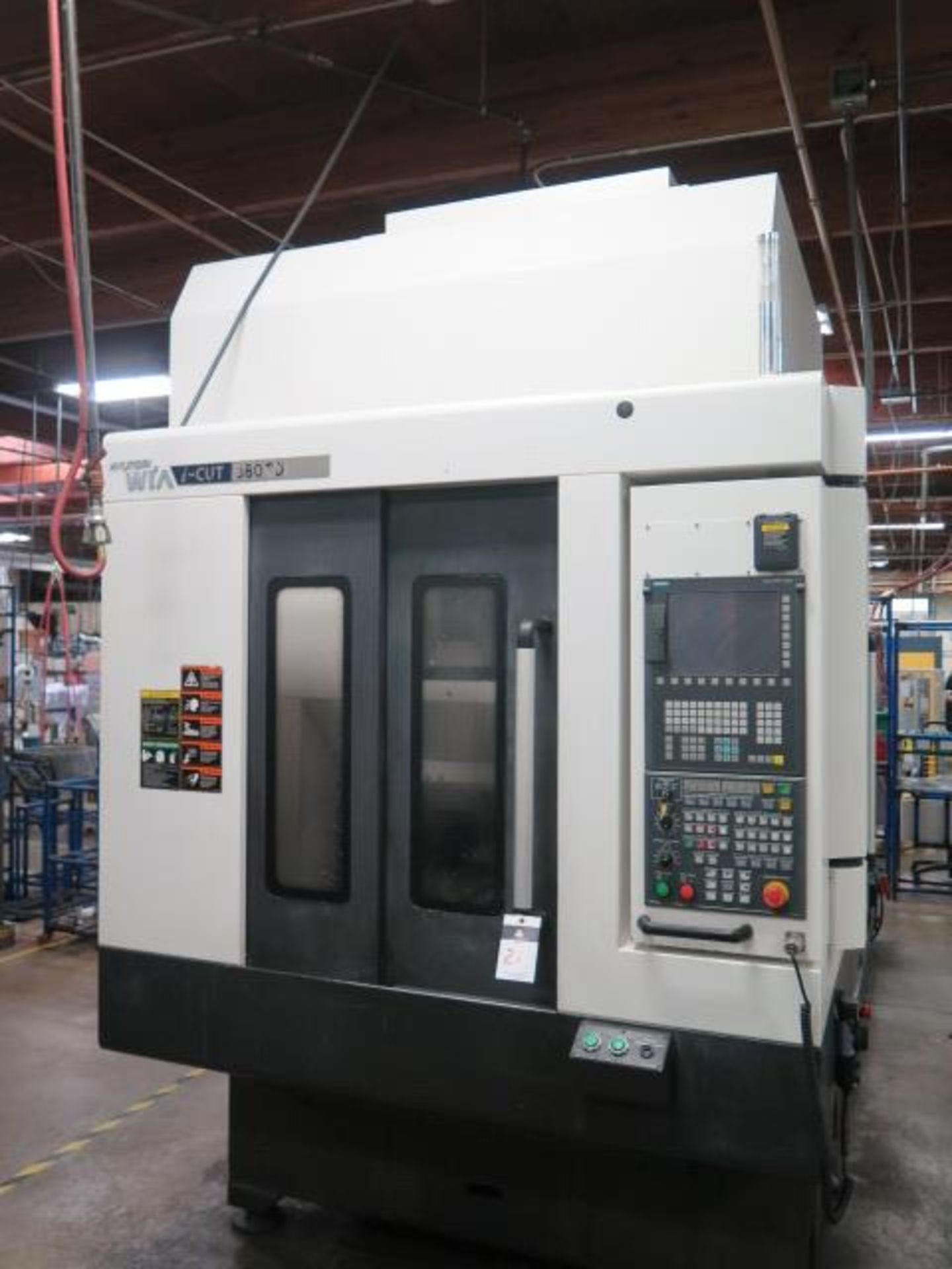 2013 Hyundai WiA i-Cut 380 TDi 4-Axis 2-Pallet CNC VMC s/n G3785-0161 w/ Siemens Contr, SOLD AS IS - Image 2 of 20