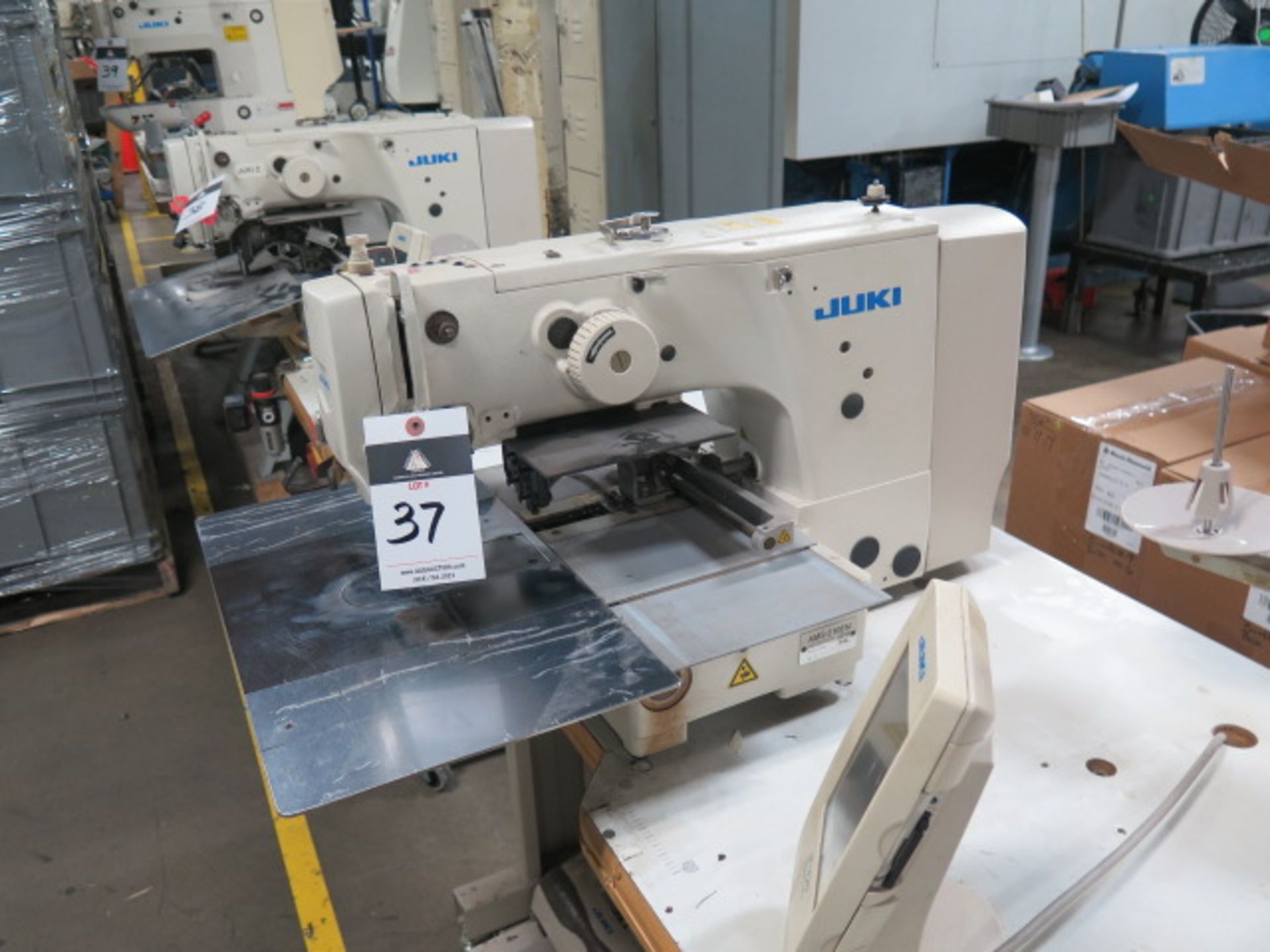 Juki AMS-210EN Industrial Sewing Machine s/n 2A3DF00034 w/ Juki IP-420 Controls, SOLD AS IS - Image 2 of 8