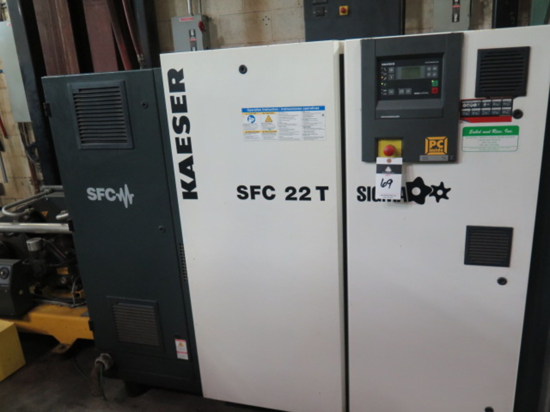 2008 Kaeser SFC227 Nitrogen Generation System w/ Kaeser Rotary Compressor, Booster Comp, SOLD AS IS - Image 2 of 15