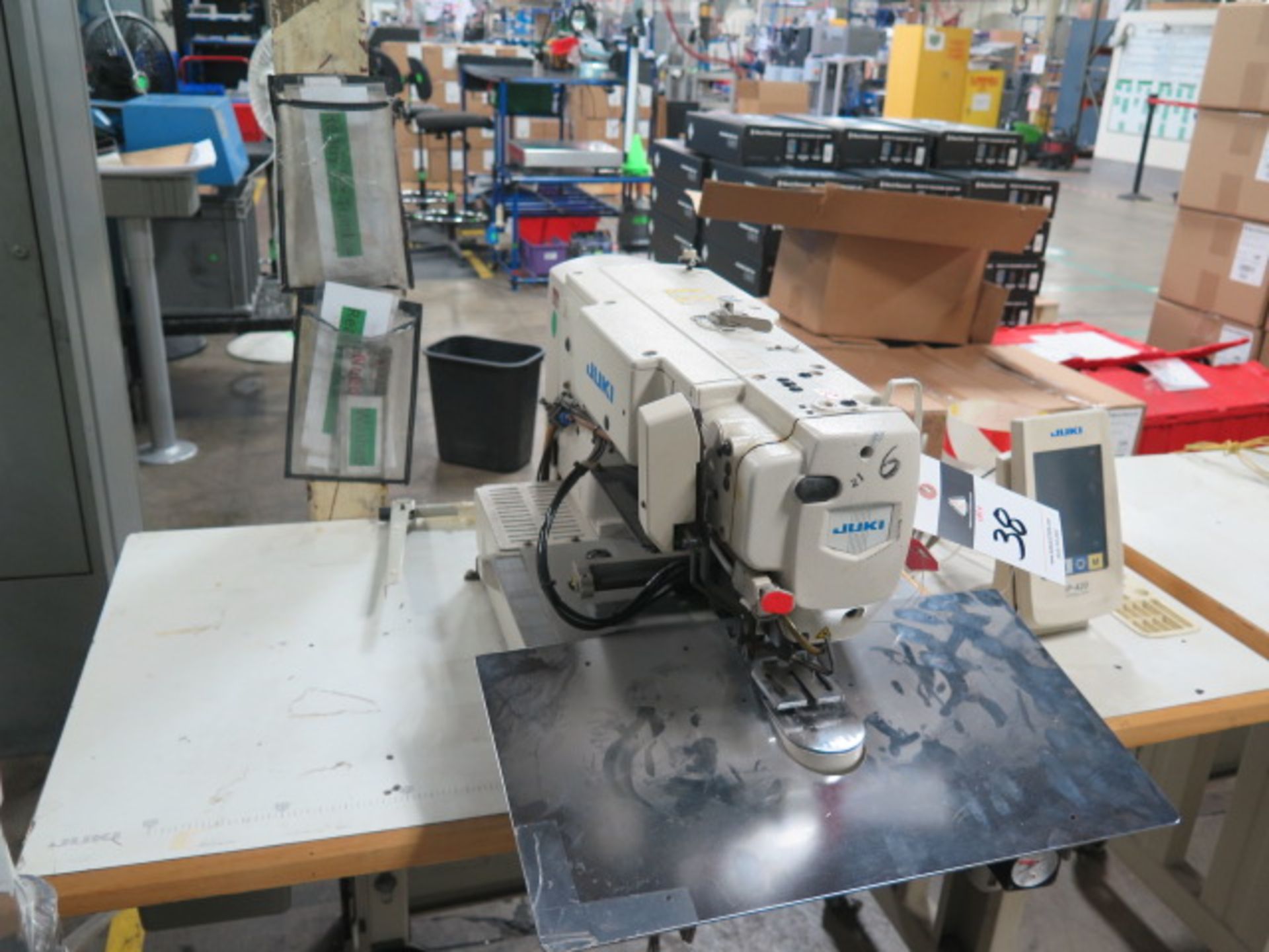 Juki AMS-210EN Industrial Sewing Machine s/n 2A3DF00037 w/ Juki IP-420 Controls, SOLD AS IS - Image 3 of 8