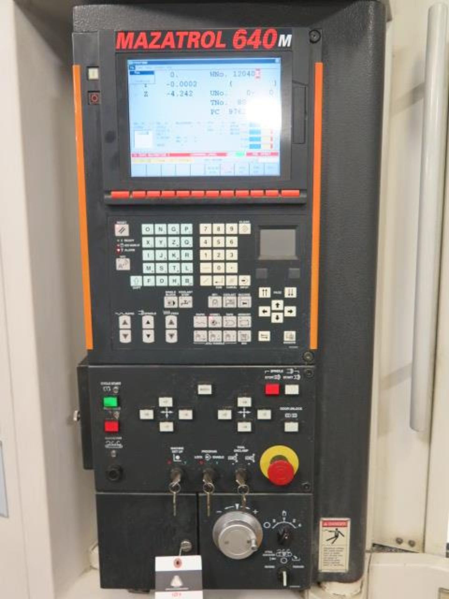 2004 Mazak PFH-4800 4-Axis 2-Pallet CNC HMC s/n 168728 w/ Mazatrol 640M Controls, SOLD AS IS - Image 10 of 18