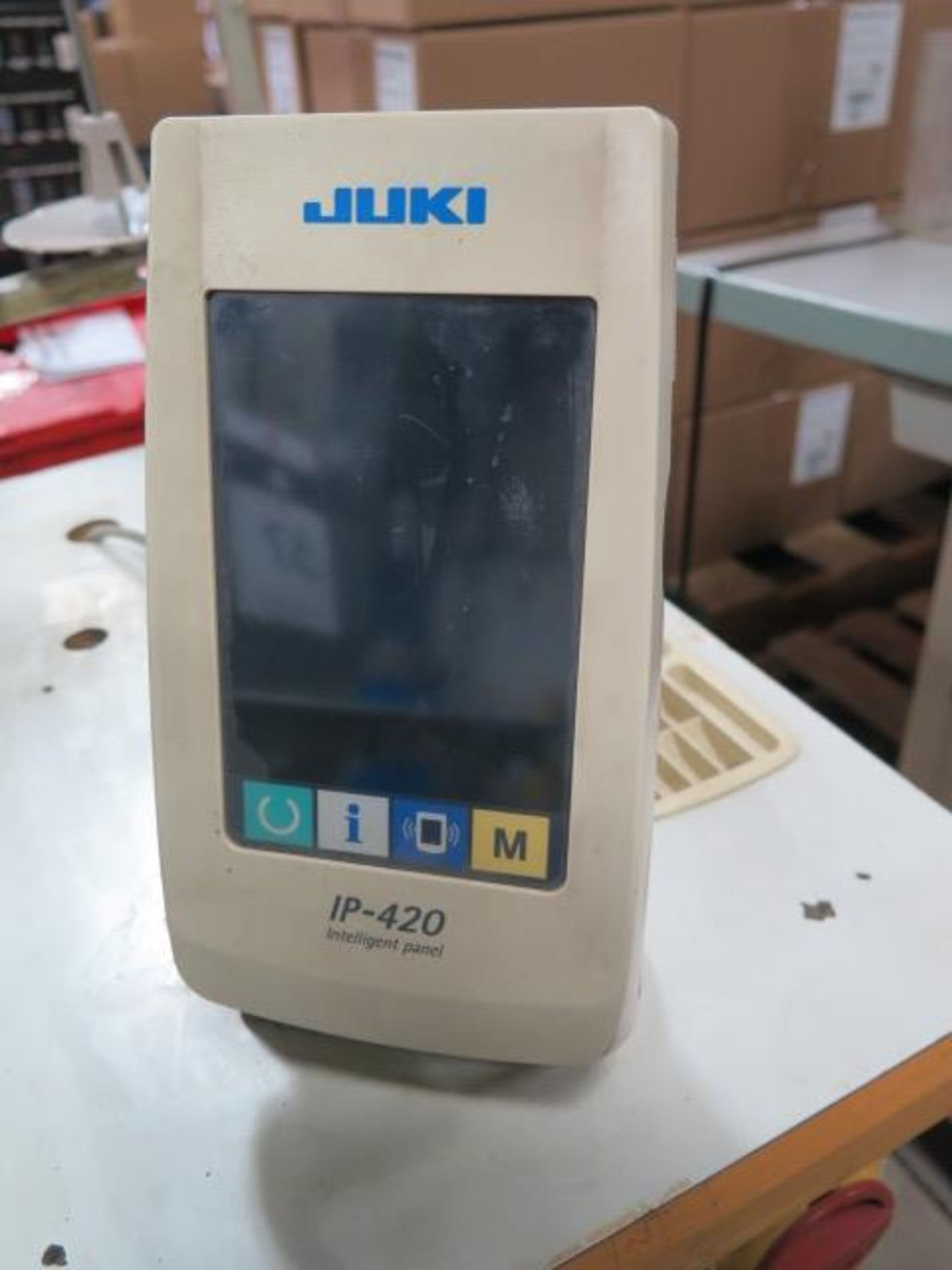 Juki AMS-210EN Industrial Sewing Machine s/n 2A3DF00034 w/ Juki IP-420 Controls, SOLD AS IS - Image 5 of 8