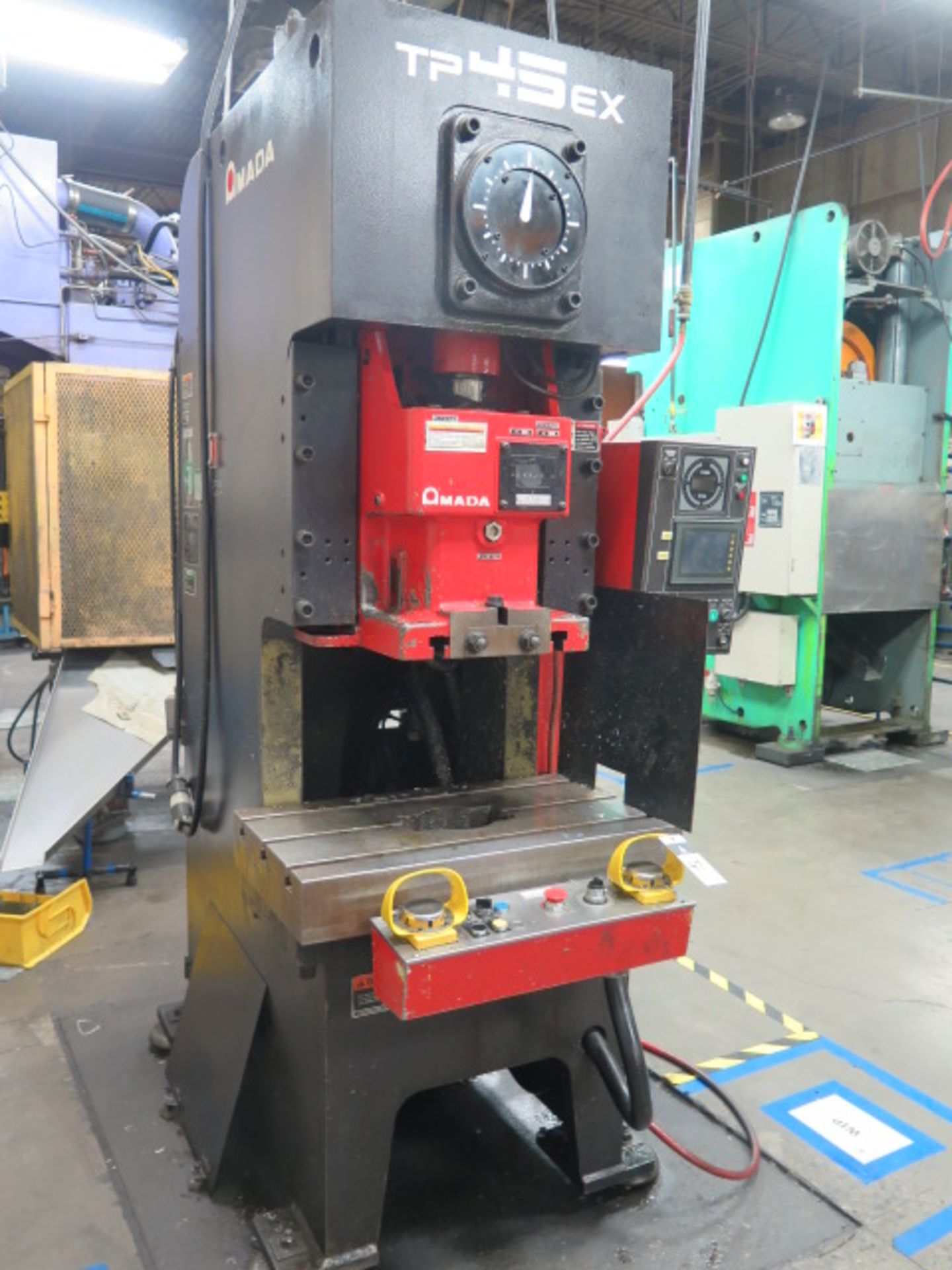 2006 Amada TP45EX 45 Metric Ton (49.5 Short Ton) Hydraulic Press s/n 72100691 SOLD AS IS - Image 3 of 14