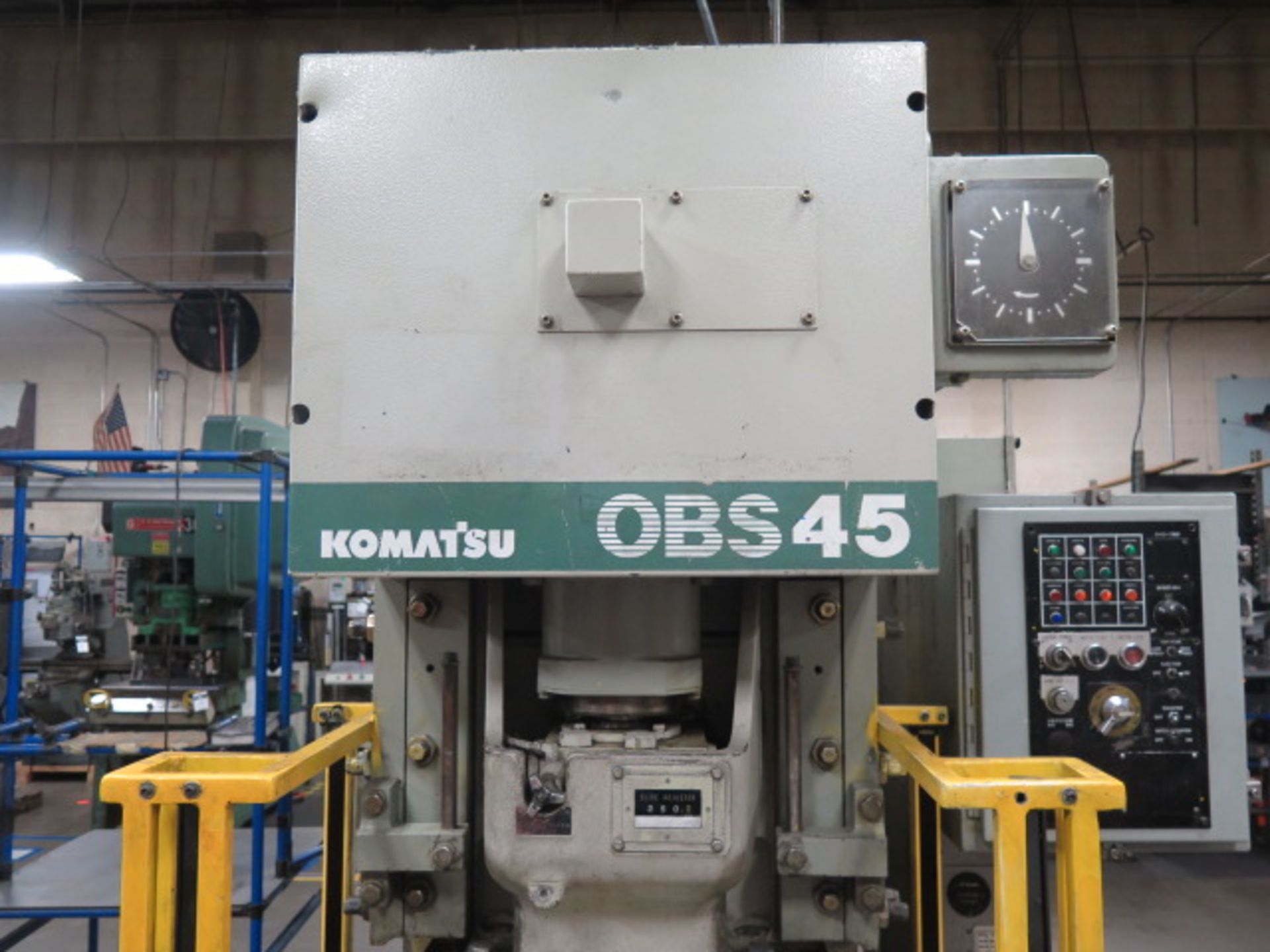 1999 Komatsu OBS45-32B 45 Ton Open Bac Hydraulic Press s/n 16368, 50-100 SPM, SOLD AS IS - Image 6 of 13