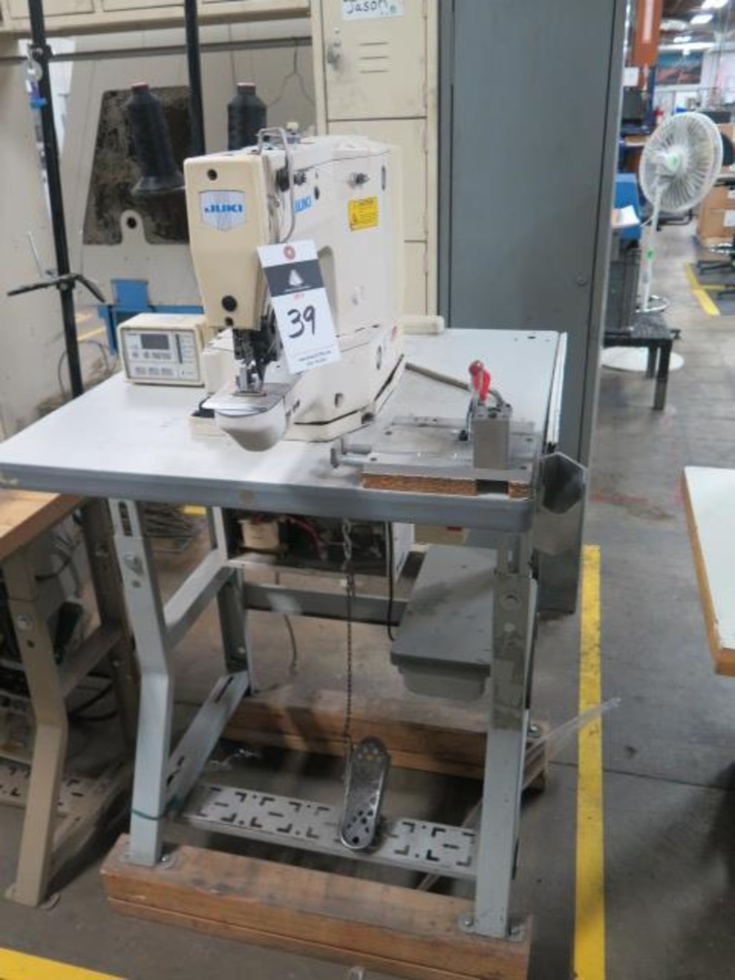 Juki Industrial Sewing Machine w/ Juki MC-590 Intelligent Sewing System Controls, SOLD AS IS