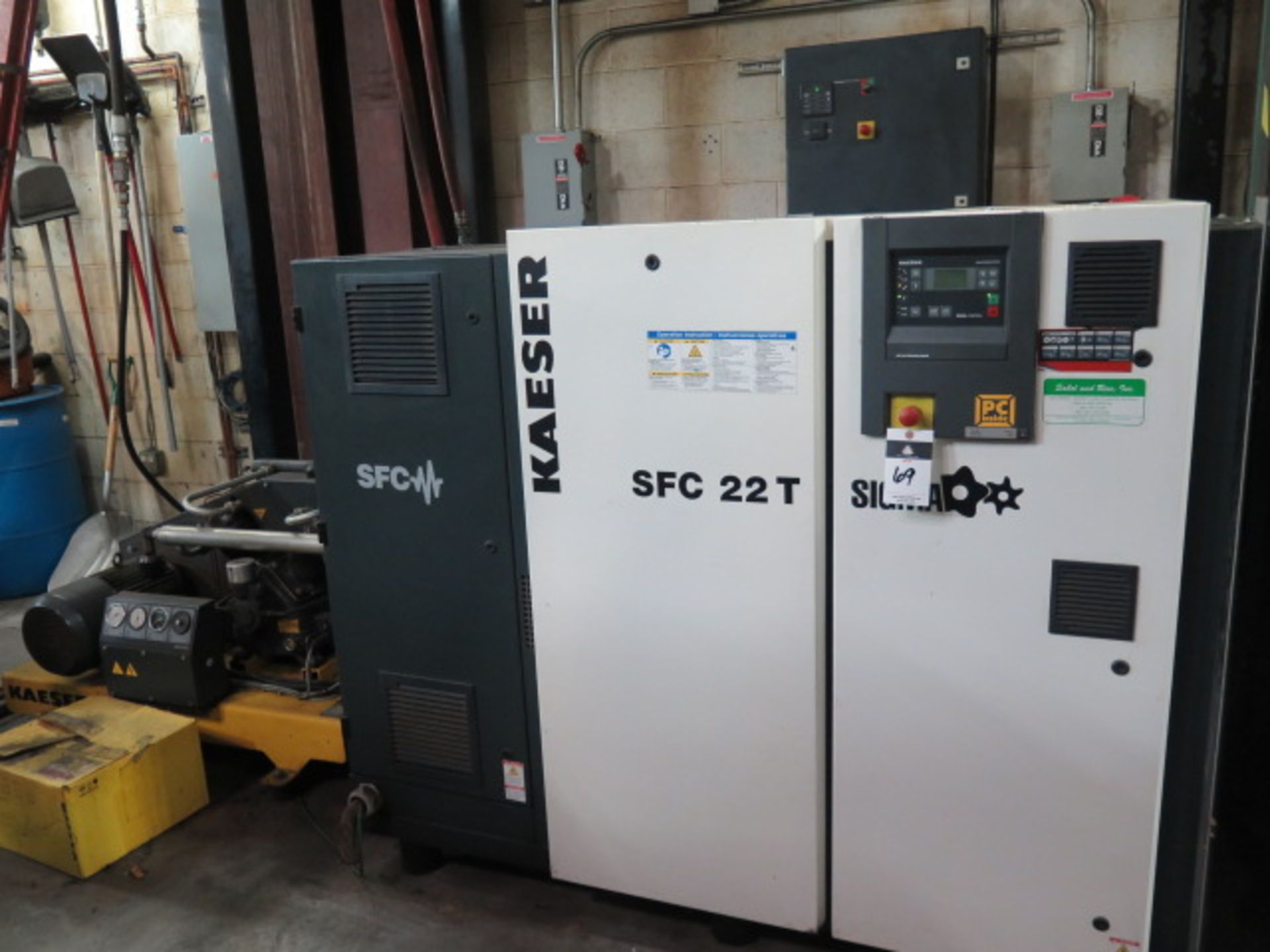 2008 Kaeser SFC227 Nitrogen Generation System w/ Kaeser Rotary Compressor, Booster Comp, SOLD AS IS