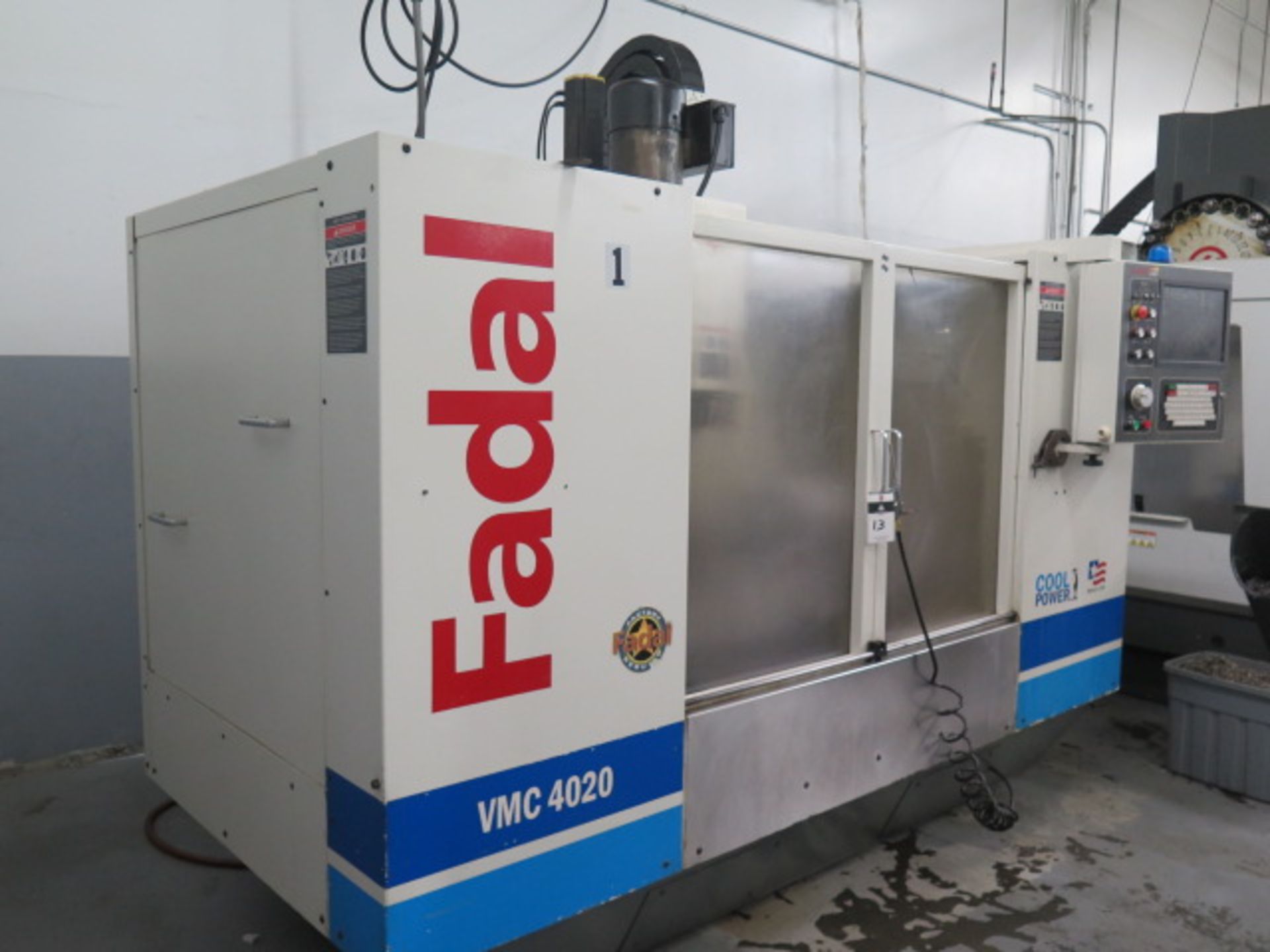 2004 Fadal VMC4020HT 4-Axis CNC Vertical Machining Center s/n 032004056312 w/ Fadal Multiprocessor - Image 3 of 13
