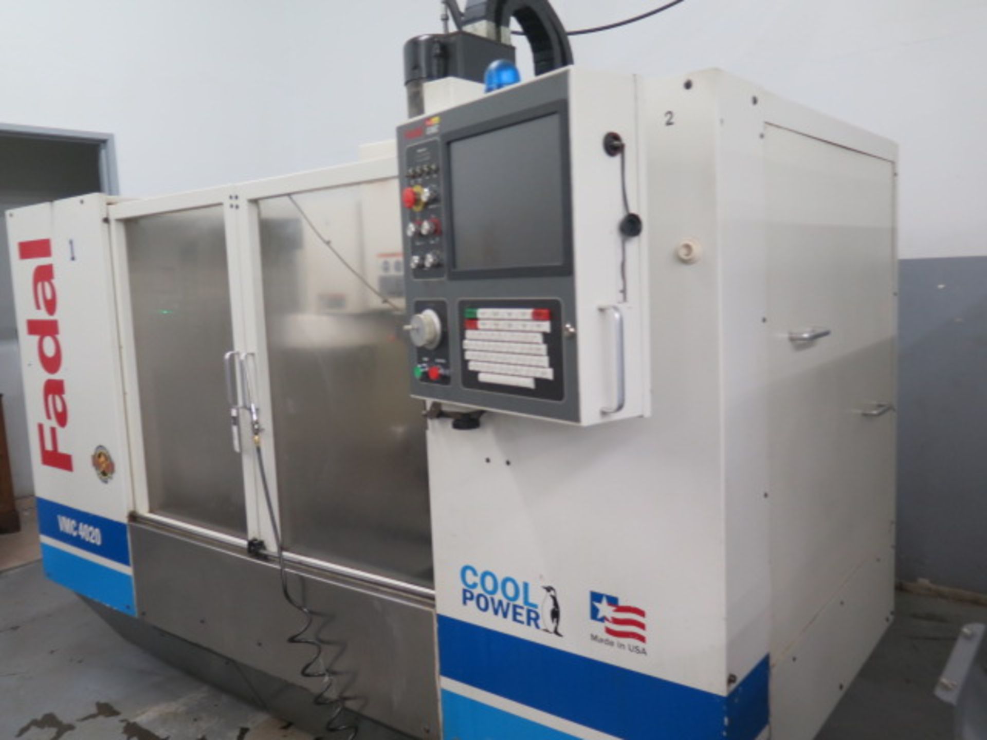2004 Fadal VMC4020HT 4-Axis CNC Vertical Machining Center s/n 032004056312 w/ Fadal Multiprocessor - Image 2 of 13