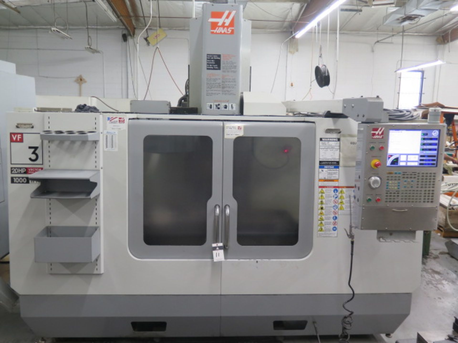 2007 Haas VF-34D CNC Vertical Machining Center s/n 1055003 w/ Haas Controls, 20-Station ATC, CAT-40