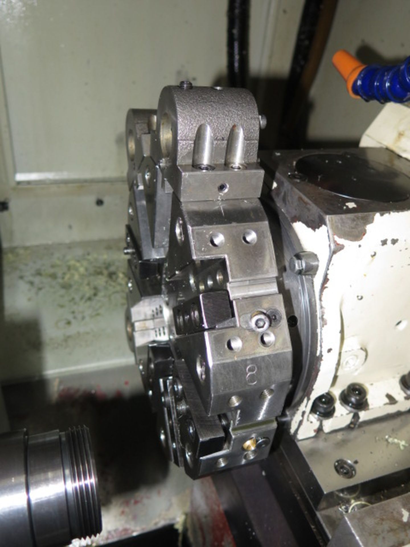 2010 Ganesh Cyclone-32GT CNC Cross Slide Turning Center s/n CS991101 w/ Ganesh Controls, 8-Station T - Image 7 of 16