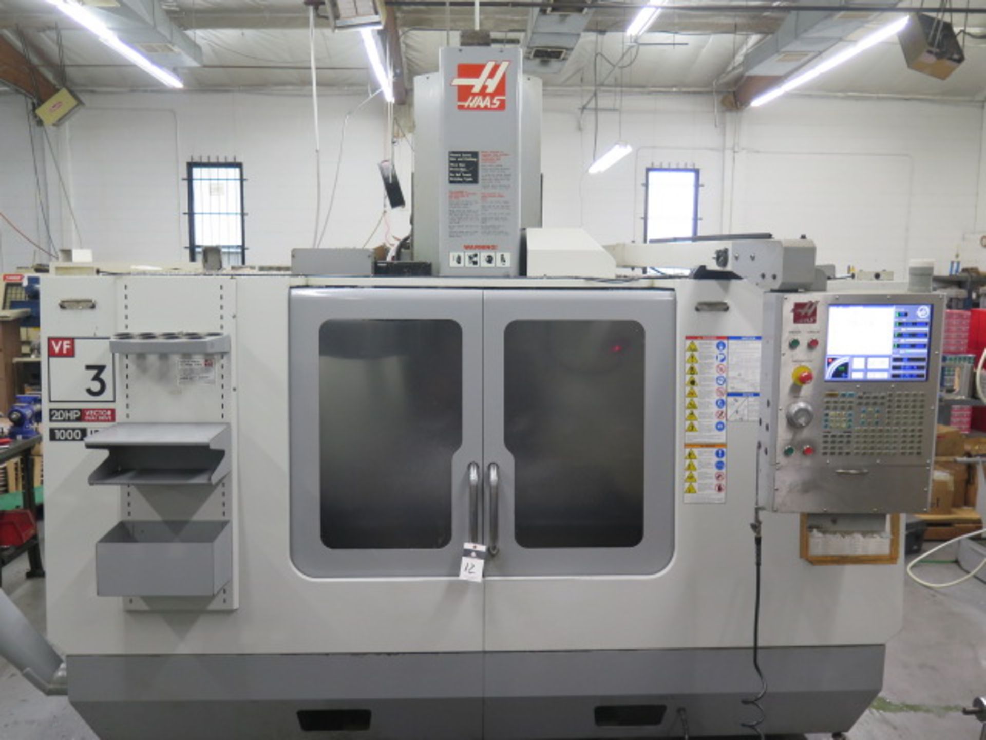 2007 Haas VF-34D CNC Vertical Machining Center s/n 1058476 w/ Haas Controls, 20-Station ATC, CAT-40