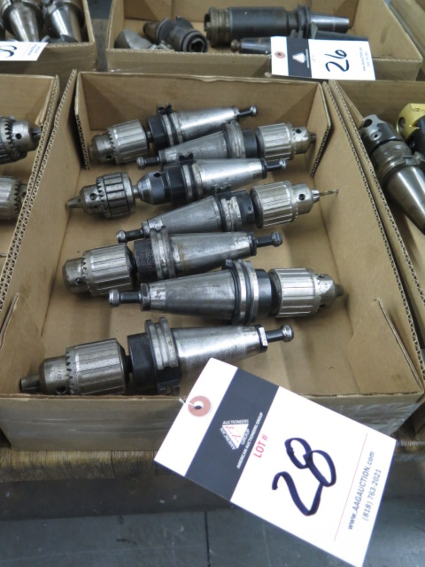 CAT-40 Taper Drill Chucks (7)