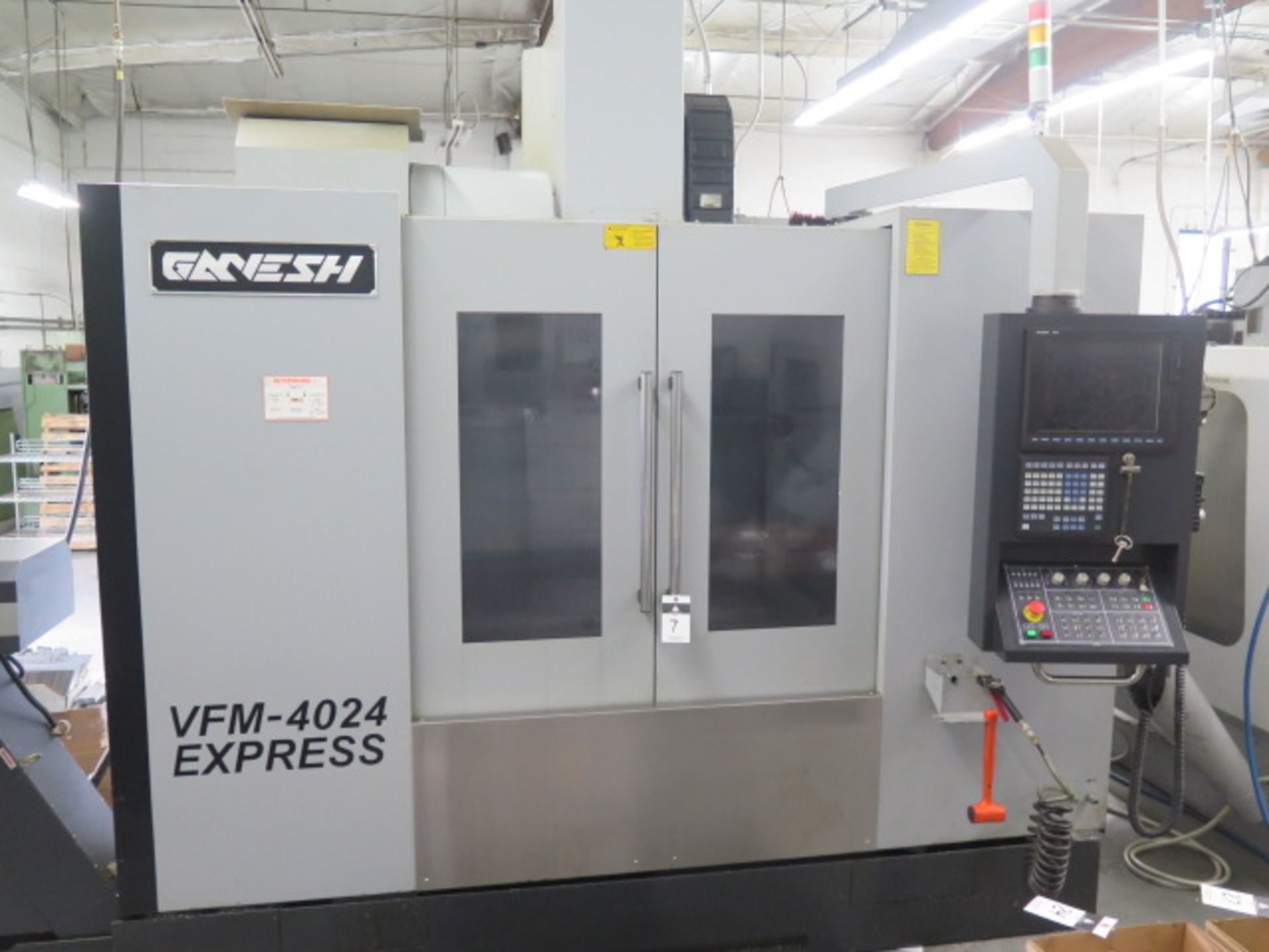 2015 Ganesh VFM-4020 EXPRESS CNC Vertical Machining Center s/n 106L1071506 w/ Mitsubishi M700 Contr