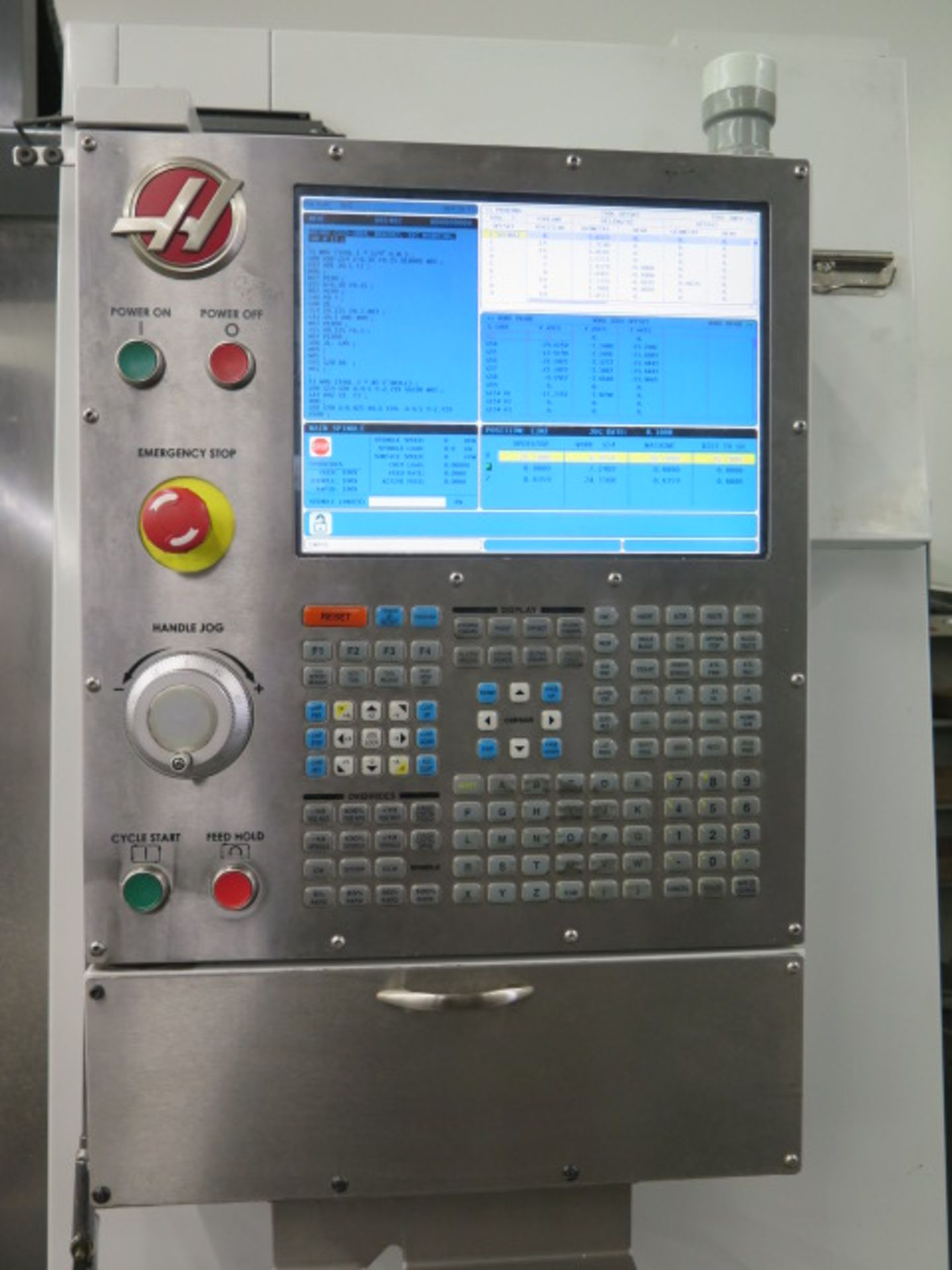 2011 Haas VF-3SS 4-Axis CNC Vertical Machining Center s/n 1087709 w/ Haas Controls, Hand Wheel, 24-S - Image 5 of 17
