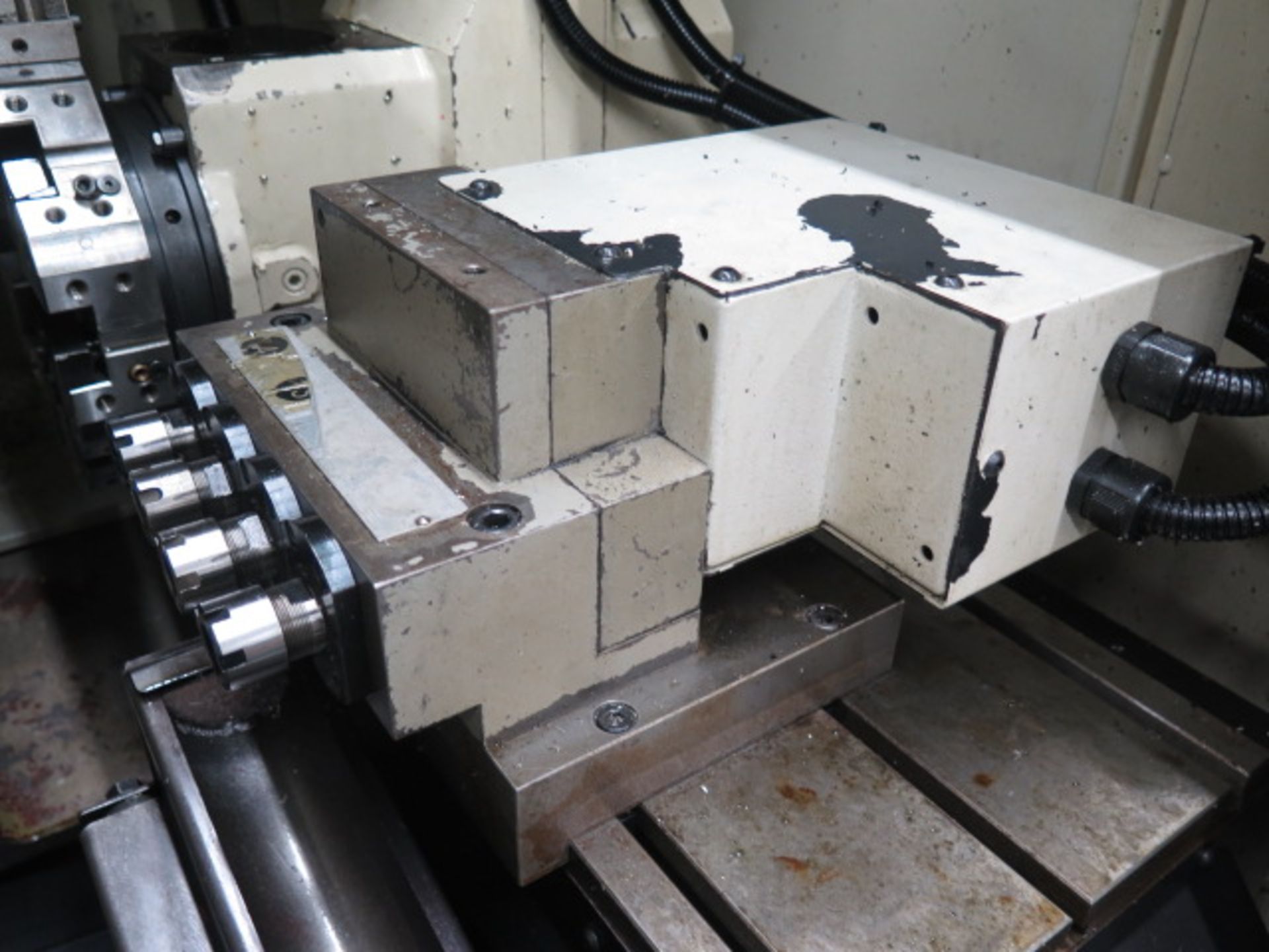 2010 Ganesh Cyclone-32GT CNC Cross Slide Turning Center s/n CS991101 w/ Ganesh Controls, 8-Station T - Image 8 of 16