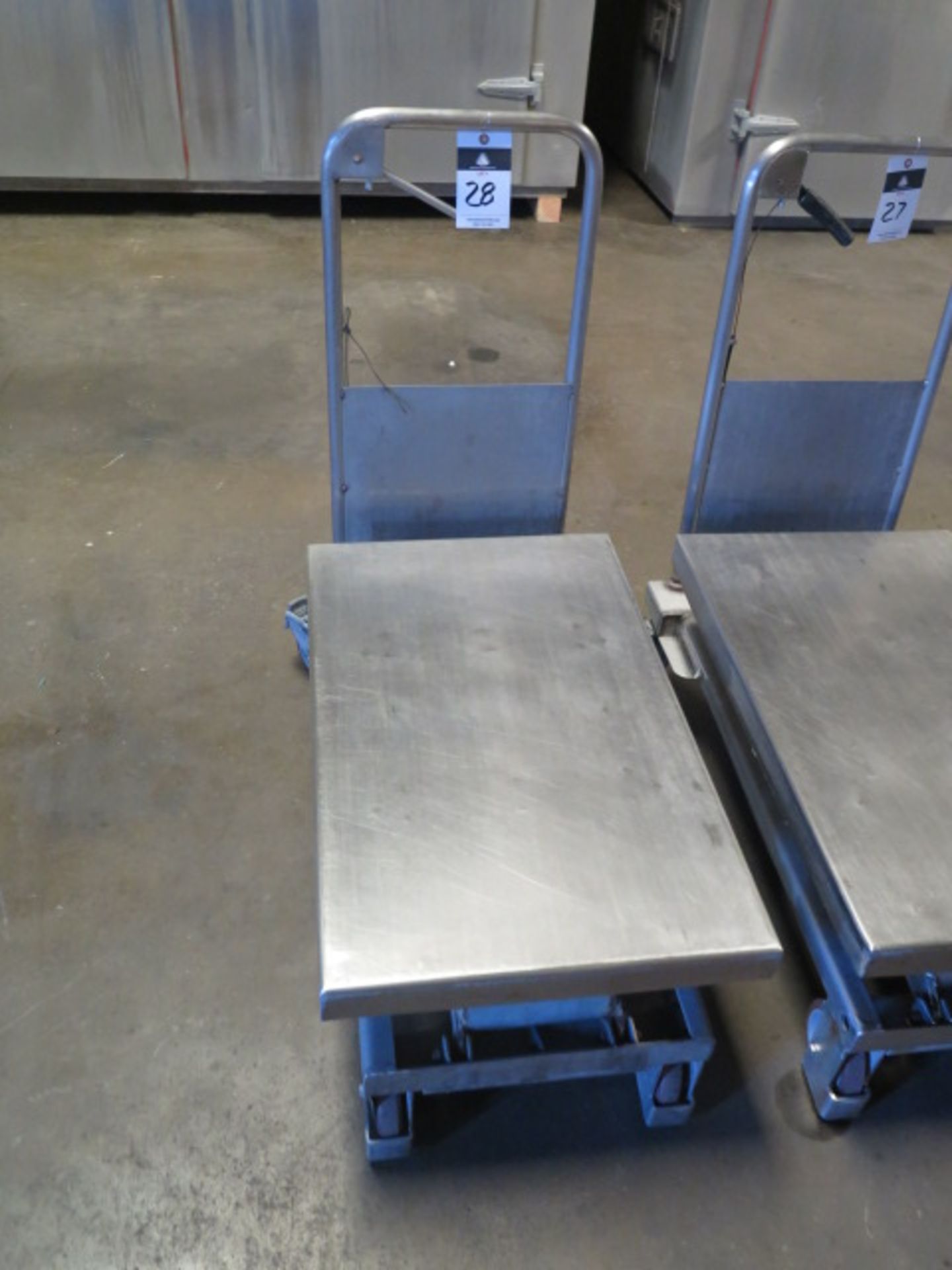 Stainless Steel Hydraulic Lift Cart