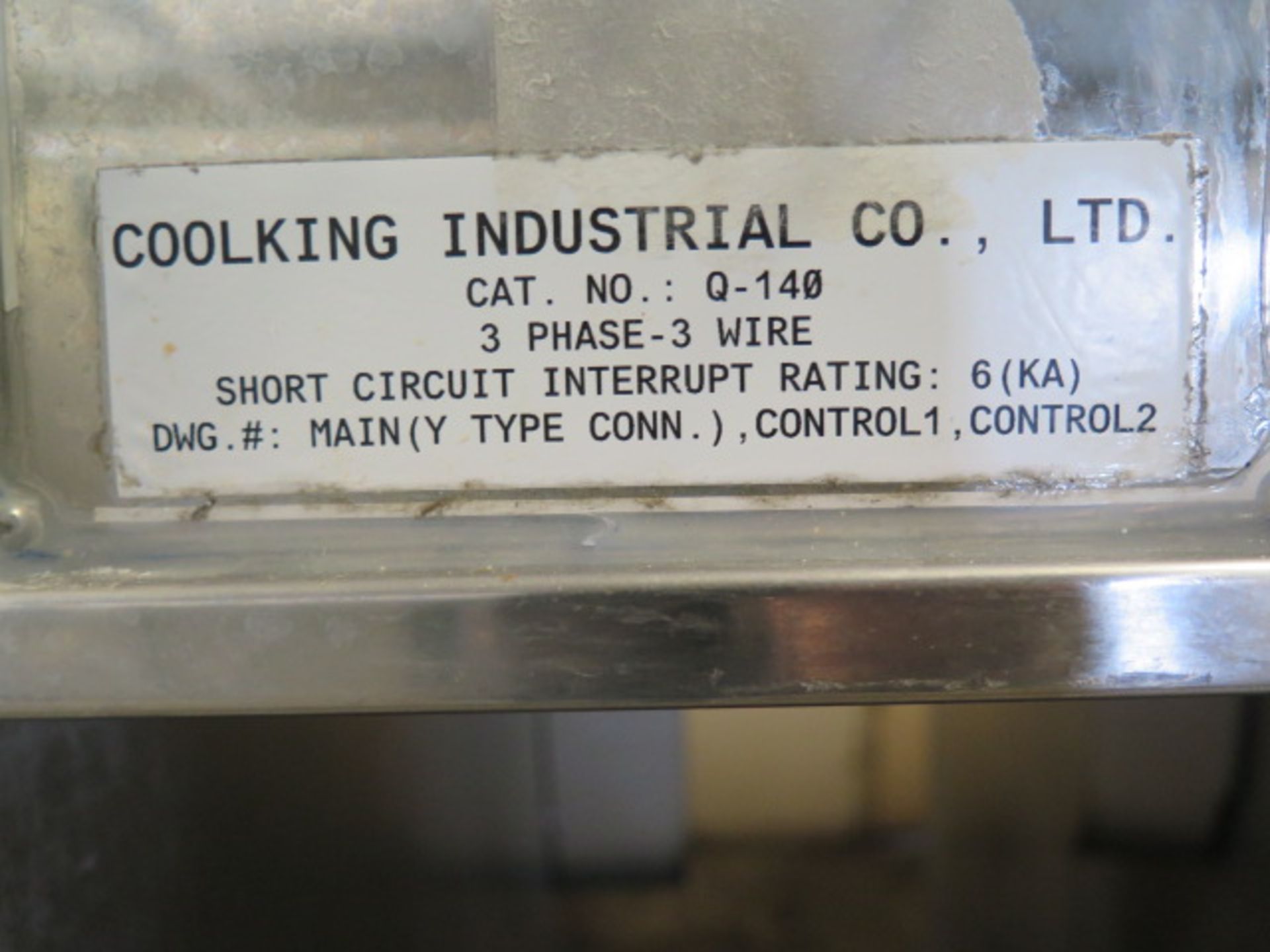 2014 Coolking Industrial mdl. Q-140 Type SY-80 2-Door Stainless Steel Industrial Oven w/ Digital - Image 8 of 10