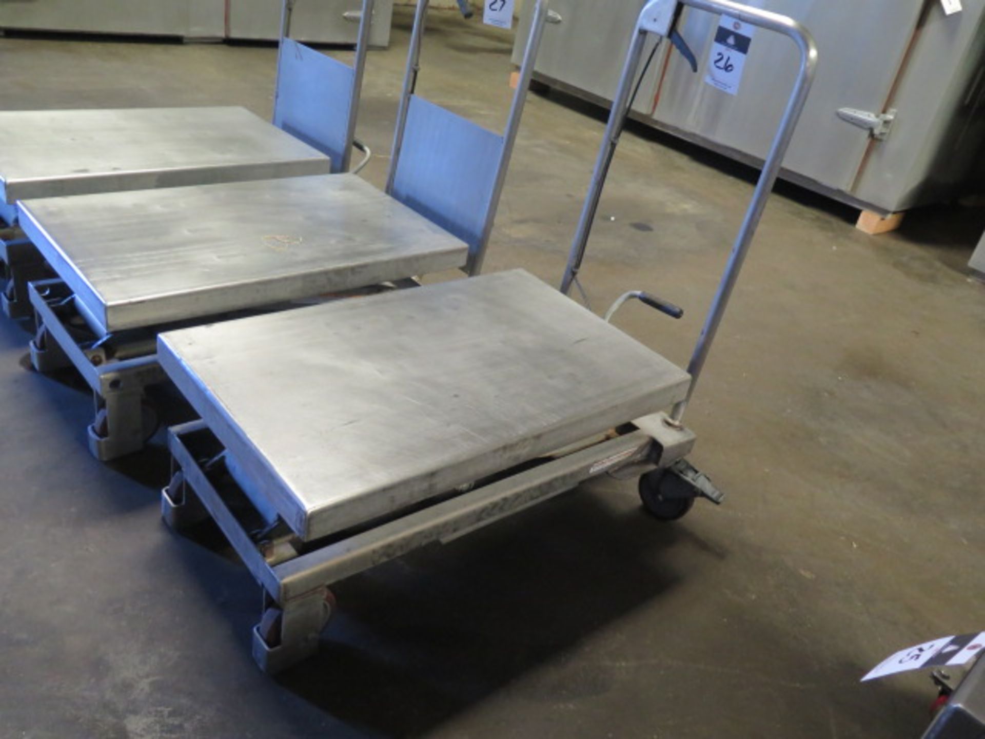 Stainless Steel Hydraulic Lift Cart - Image 2 of 2