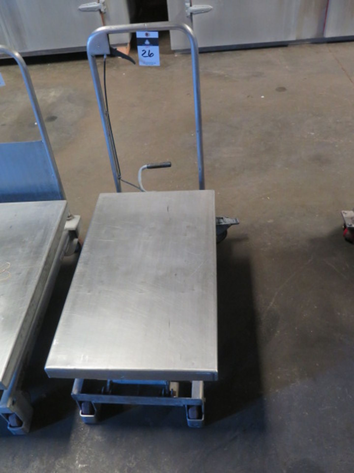 Stainless Steel Hydraulic Lift Cart