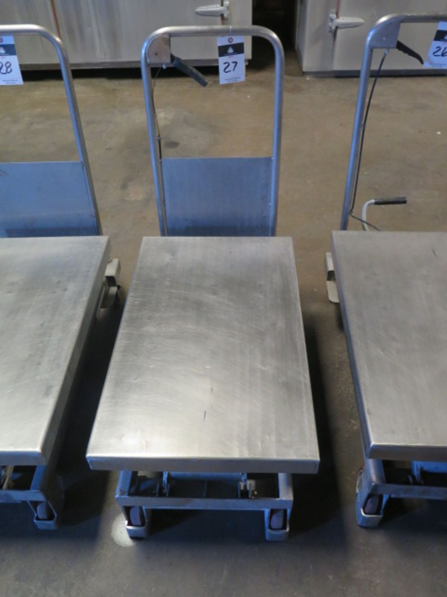 Stainless Steel Hydraulic Lift Cart