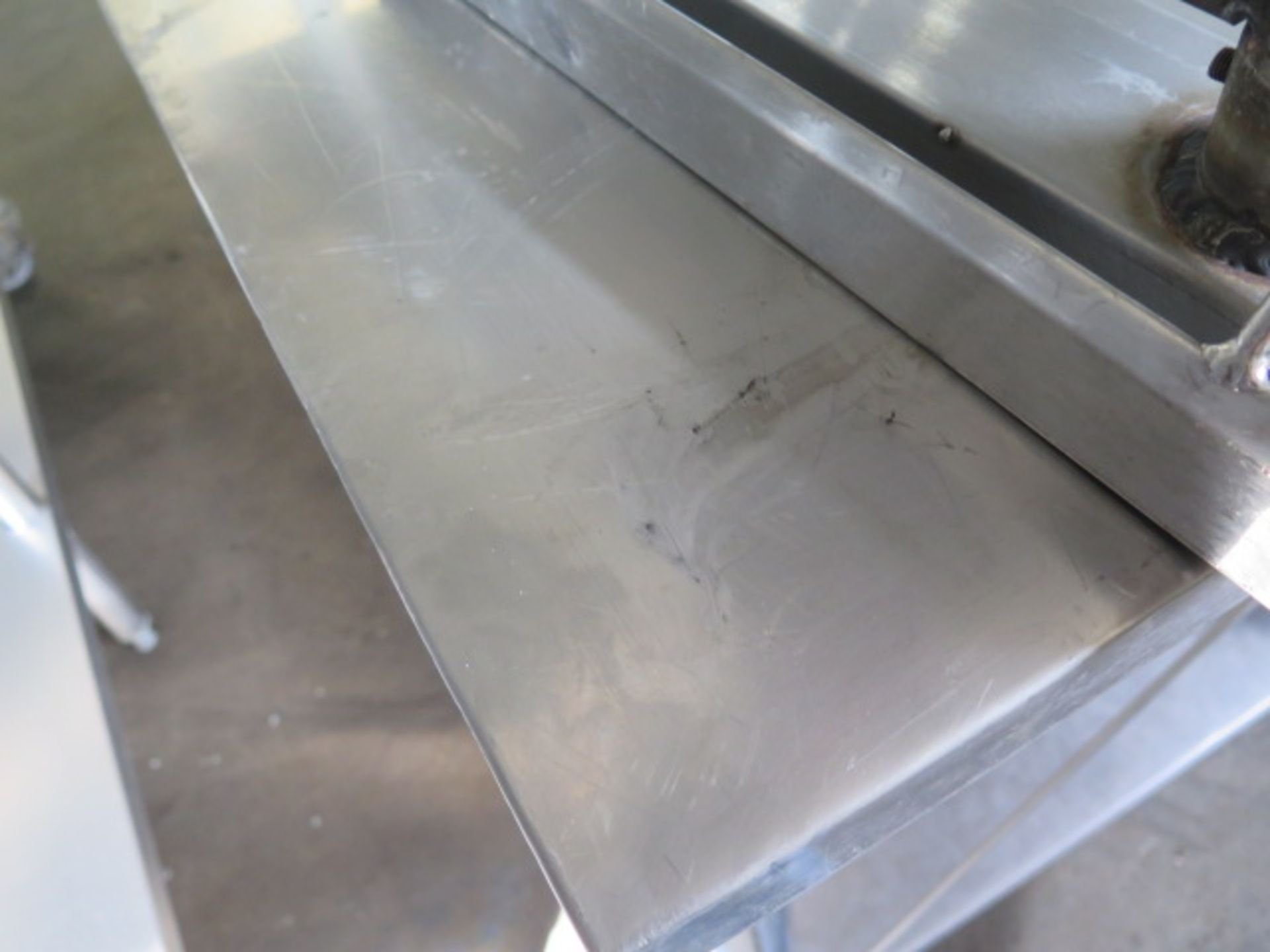 30” x 72” Rolling Stainless Steel Tables (2) - Image 3 of 3