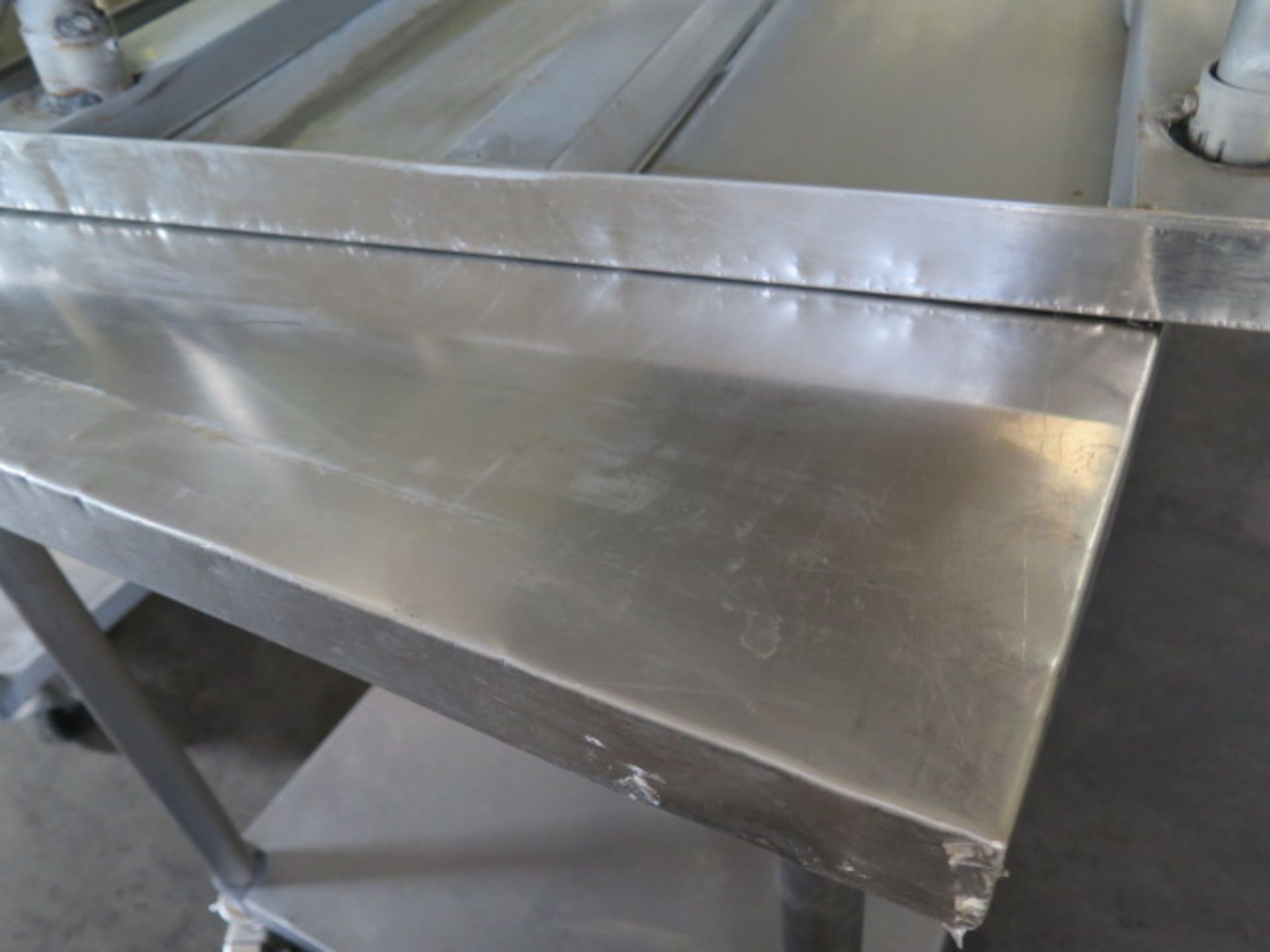 30” x 72” Rolling Stainless Steel Tables (2) - Image 3 of 3