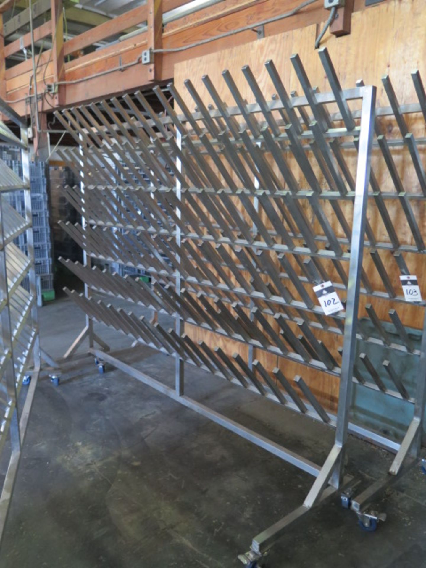 Pivoting Drying Rack Stainless Steel Rolling Drying Rack