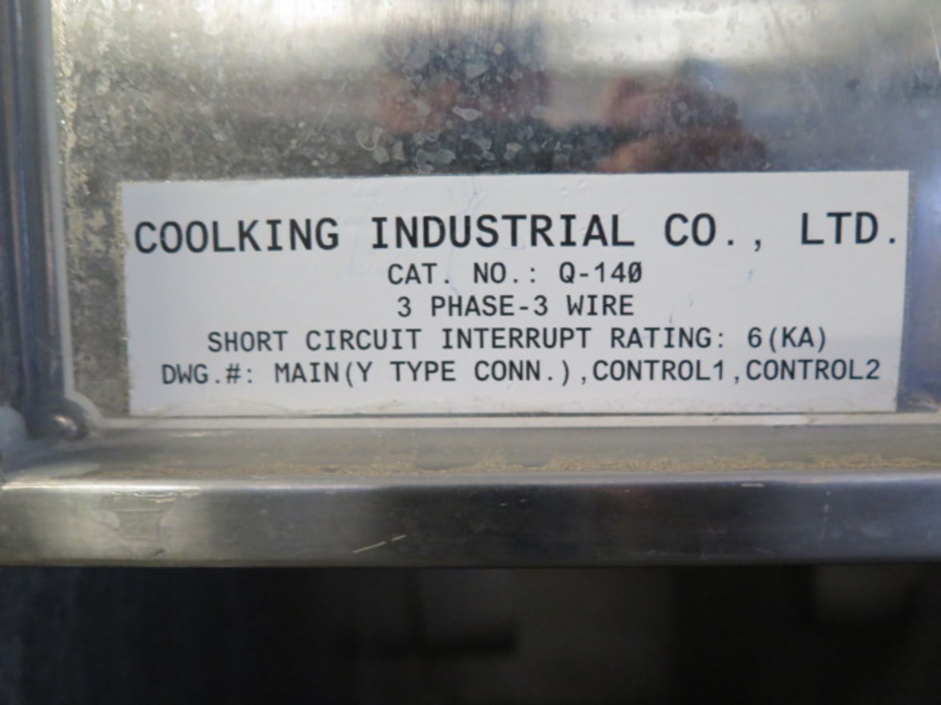 2014 Coolking Industrial mdl. Q-140 Type SY-80 2-Door Stainless Steel Industrial Oven w/ Digital - Image 9 of 11