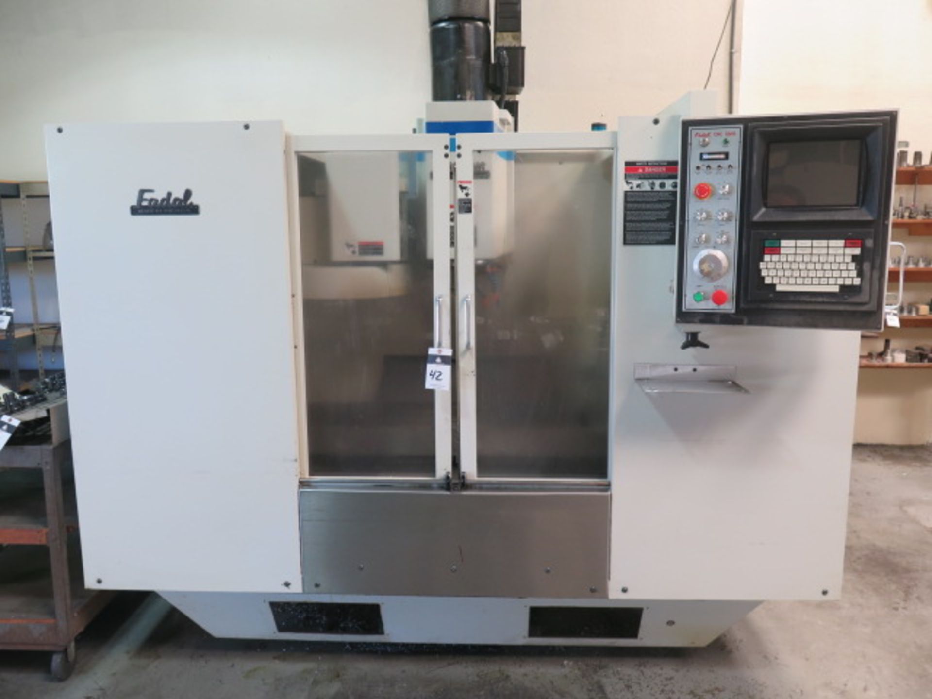 Fadal VMC3016 CNC Vertical Machining Center s/n 9307630 w/ Fadal CNC88HS Controls, 21-Station ATC,