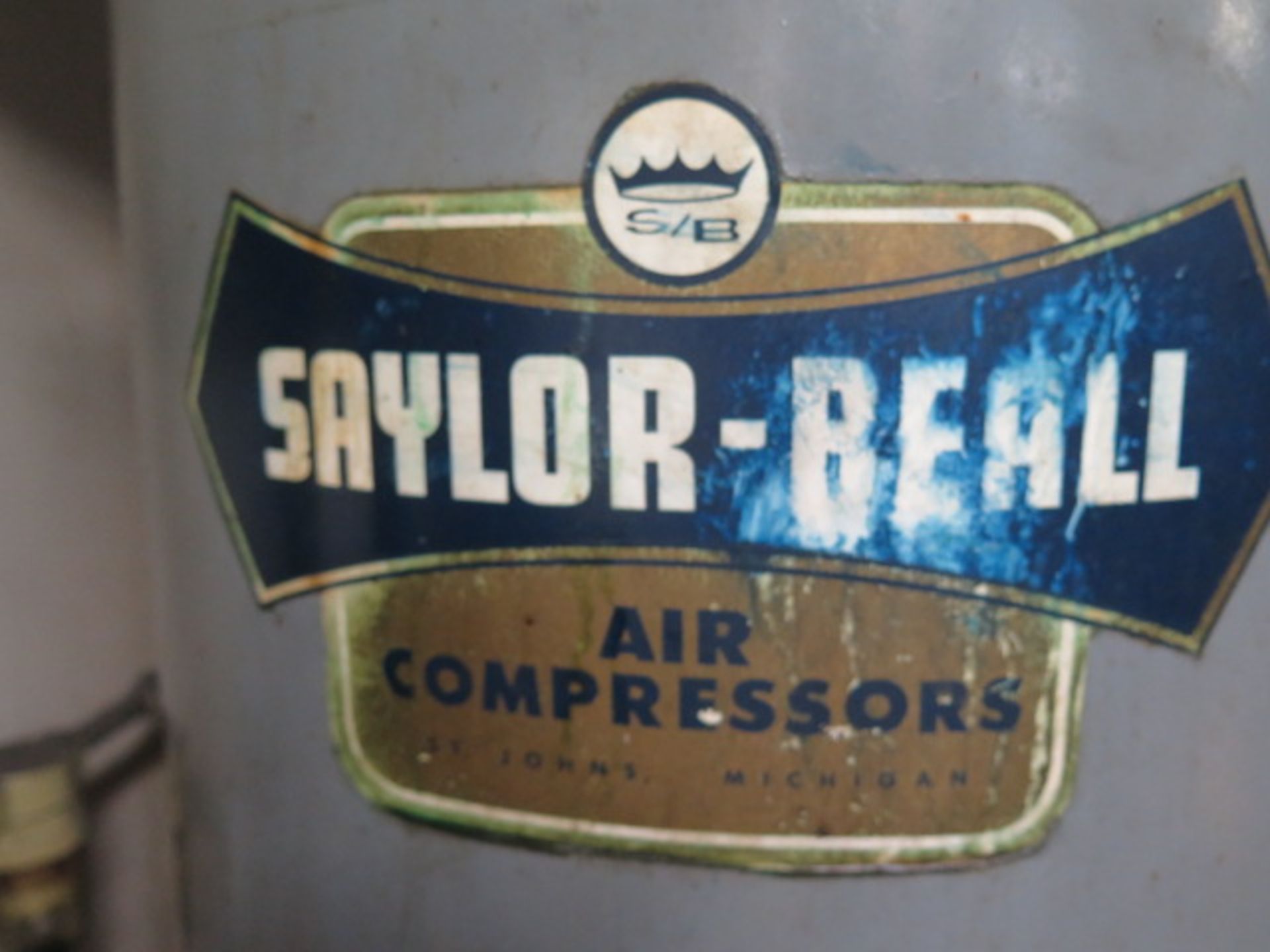 Saylor-Beall 5Hp Vertical Air Compressor w/ 60 Gallon Tank - Image 5 of 5