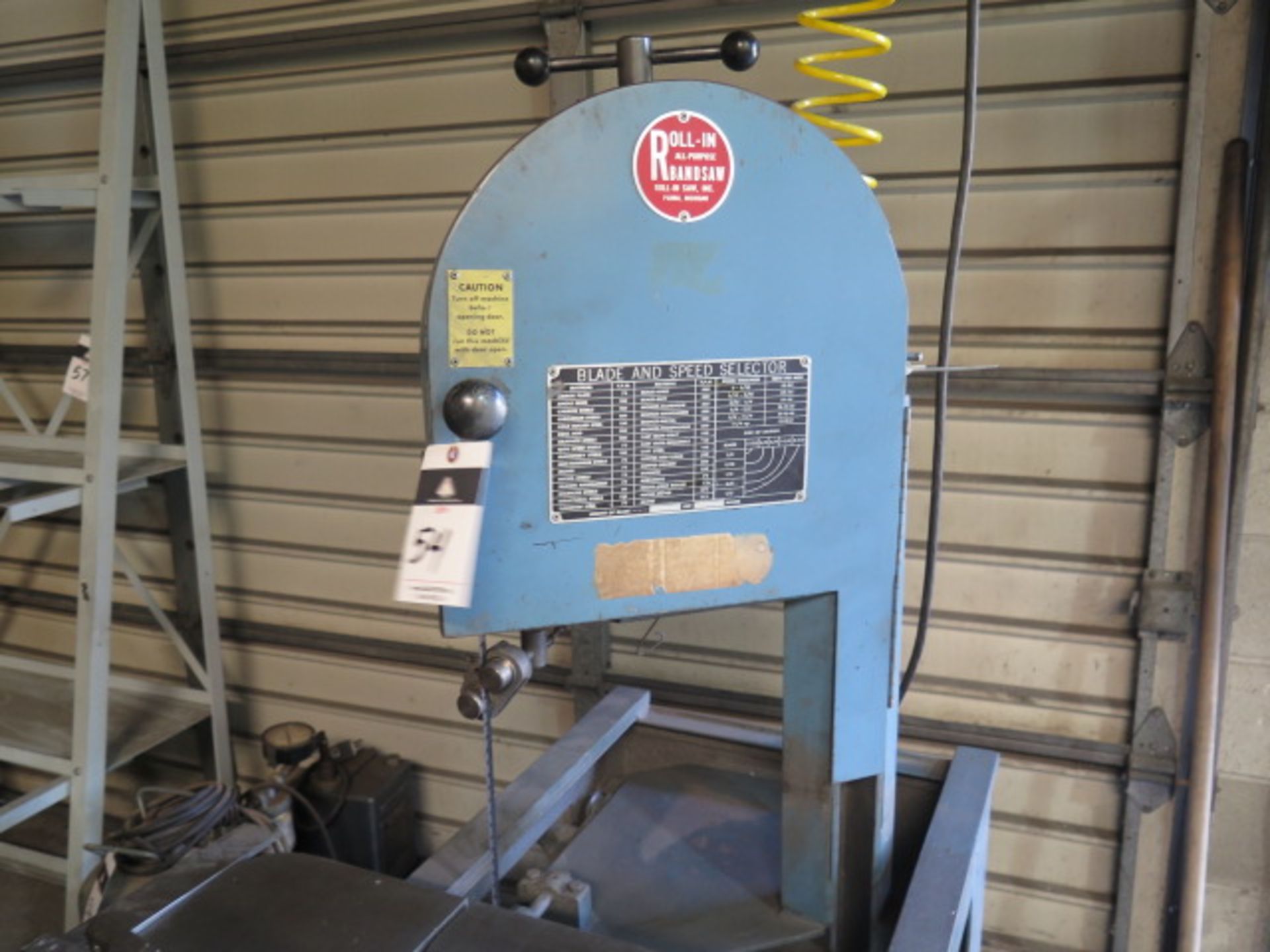 Roll-In Vertical Band Saw - Image 2 of 6