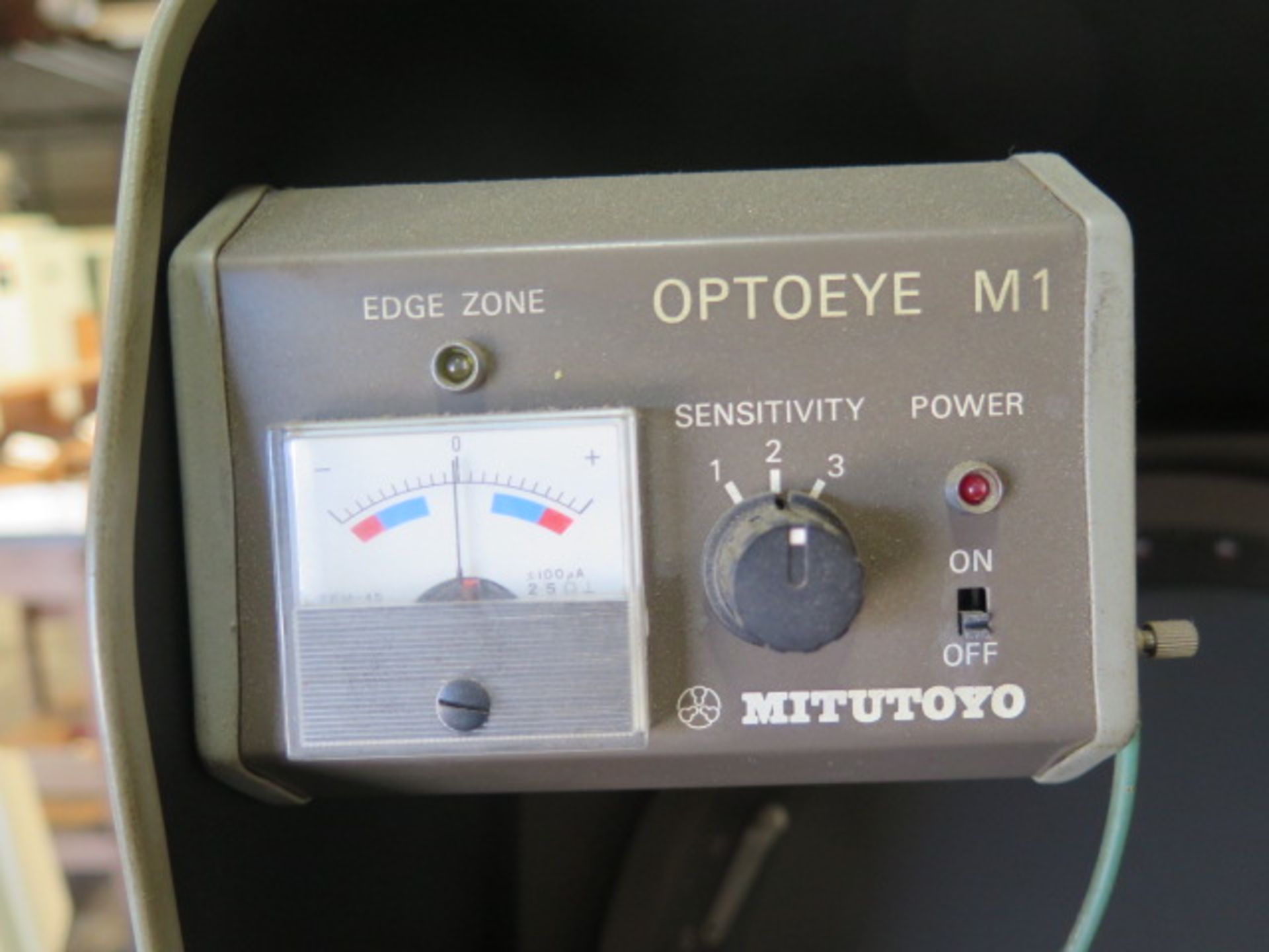 Mitutoyo PH350 13" Optical Comparator s/n 60251 w/ Optoeye M1 Edge Detector, Dial Indicator - Image 4 of 8