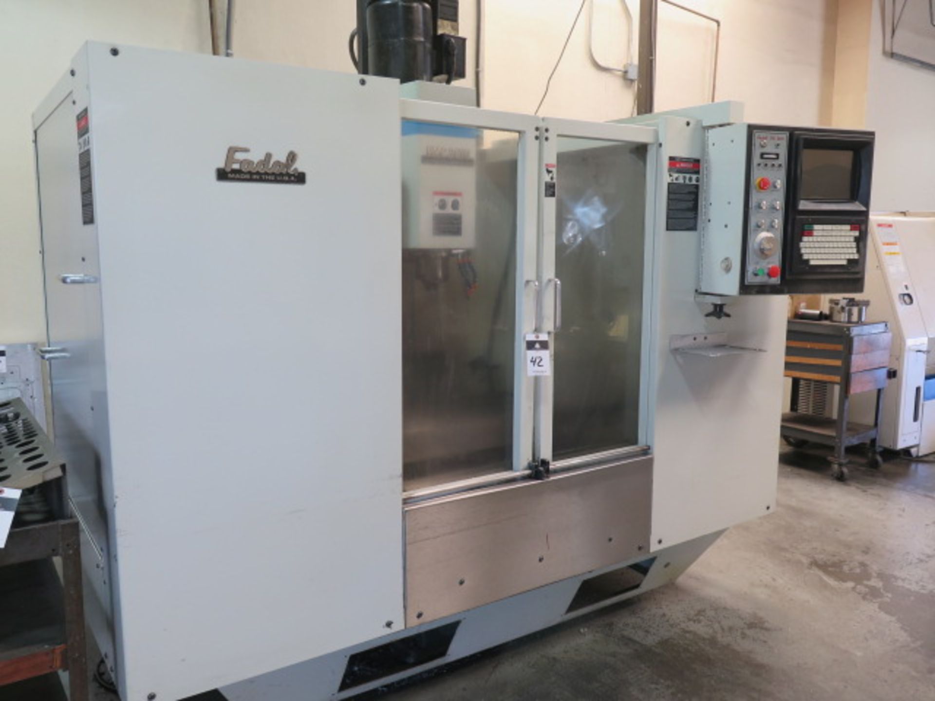 Fadal VMC3016 CNC Vertical Machining Center s/n 9307630 w/ Fadal CNC88HS Controls, 21-Station ATC, - Image 3 of 12