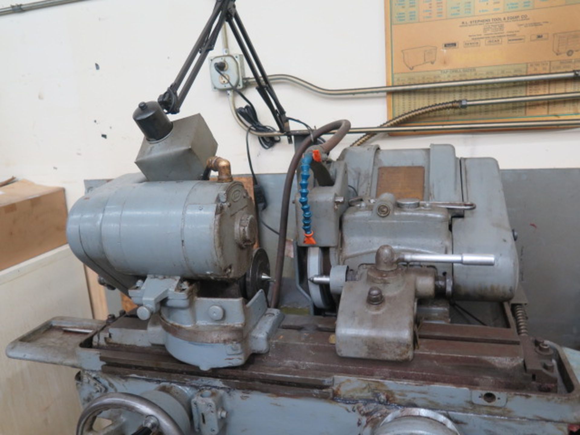 Myford 5” x 12” Cylindrical Grinder s/n S60468 w/ Motorized Grinding Head, Tailstock, Coolant - Image 4 of 8