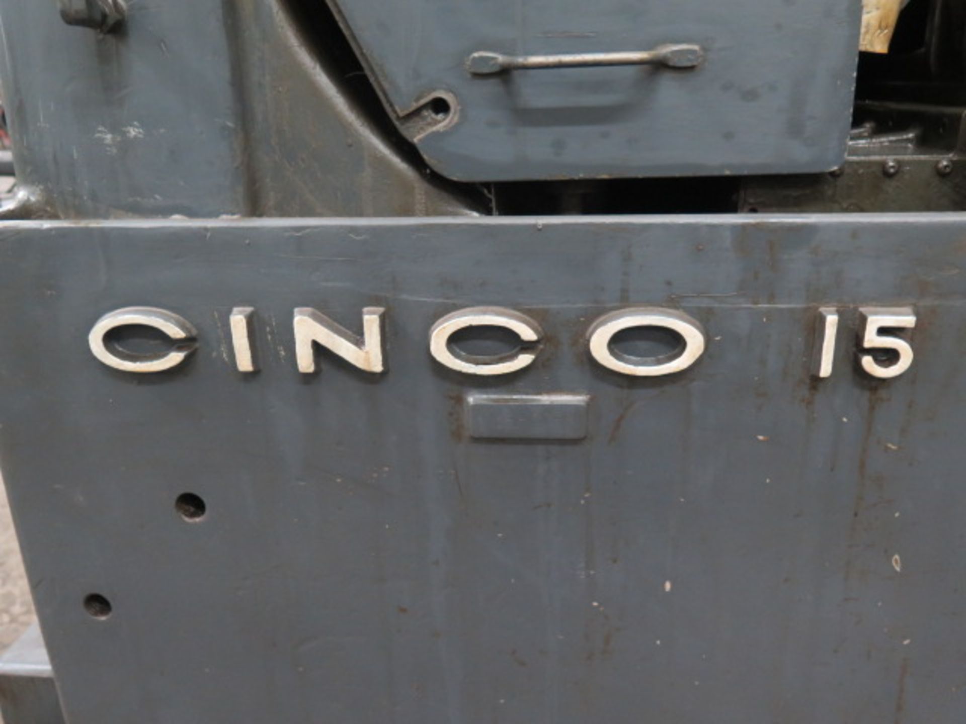Cincinnati “Cinco 15” Centerless Grinder s/n 9M8H5T-8 w/ 20” Grinding Wheel, Hydraulic Grinding - Image 10 of 13