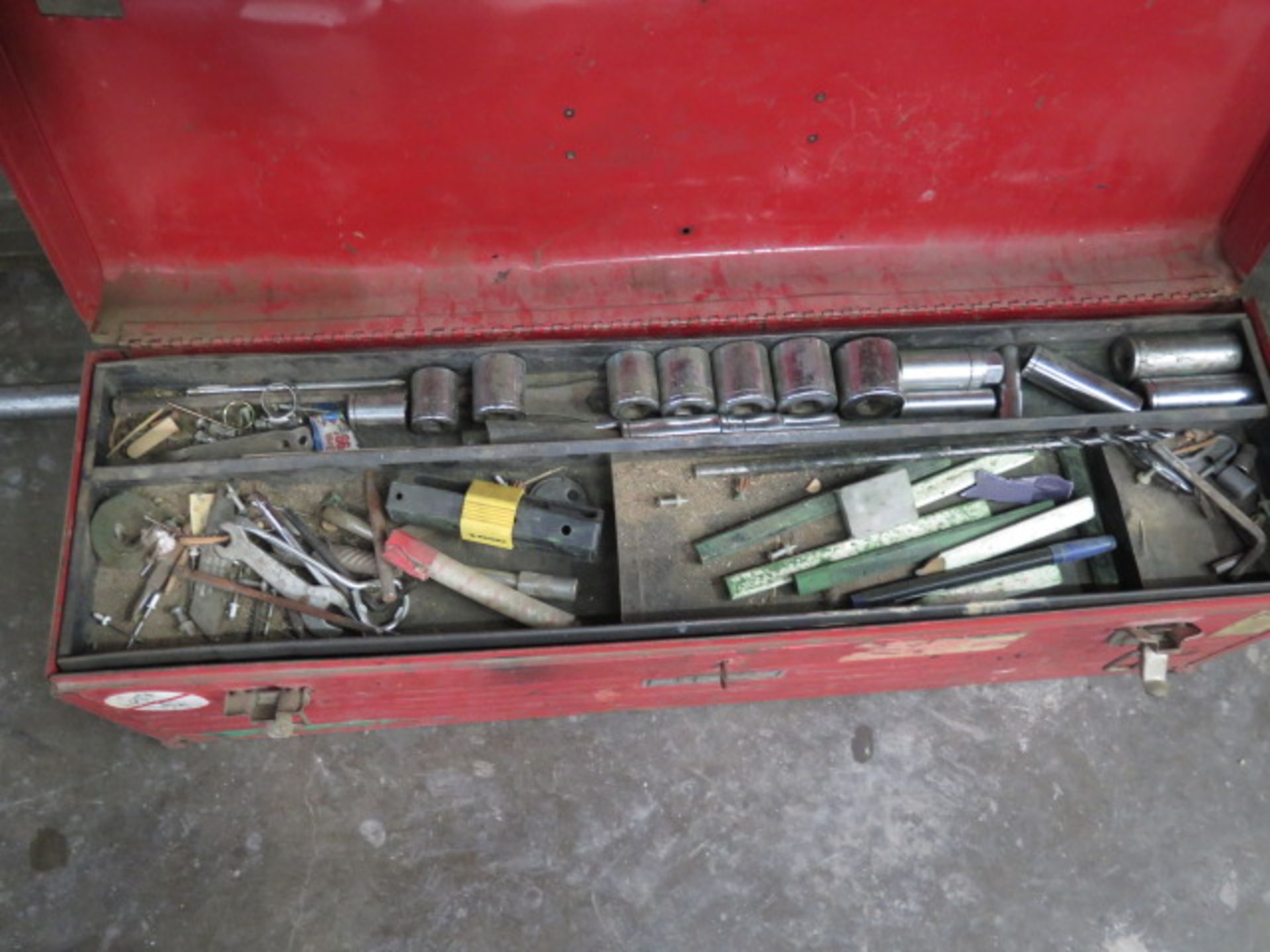 Tool Box w/ Misc Tools - Image 2 of 2