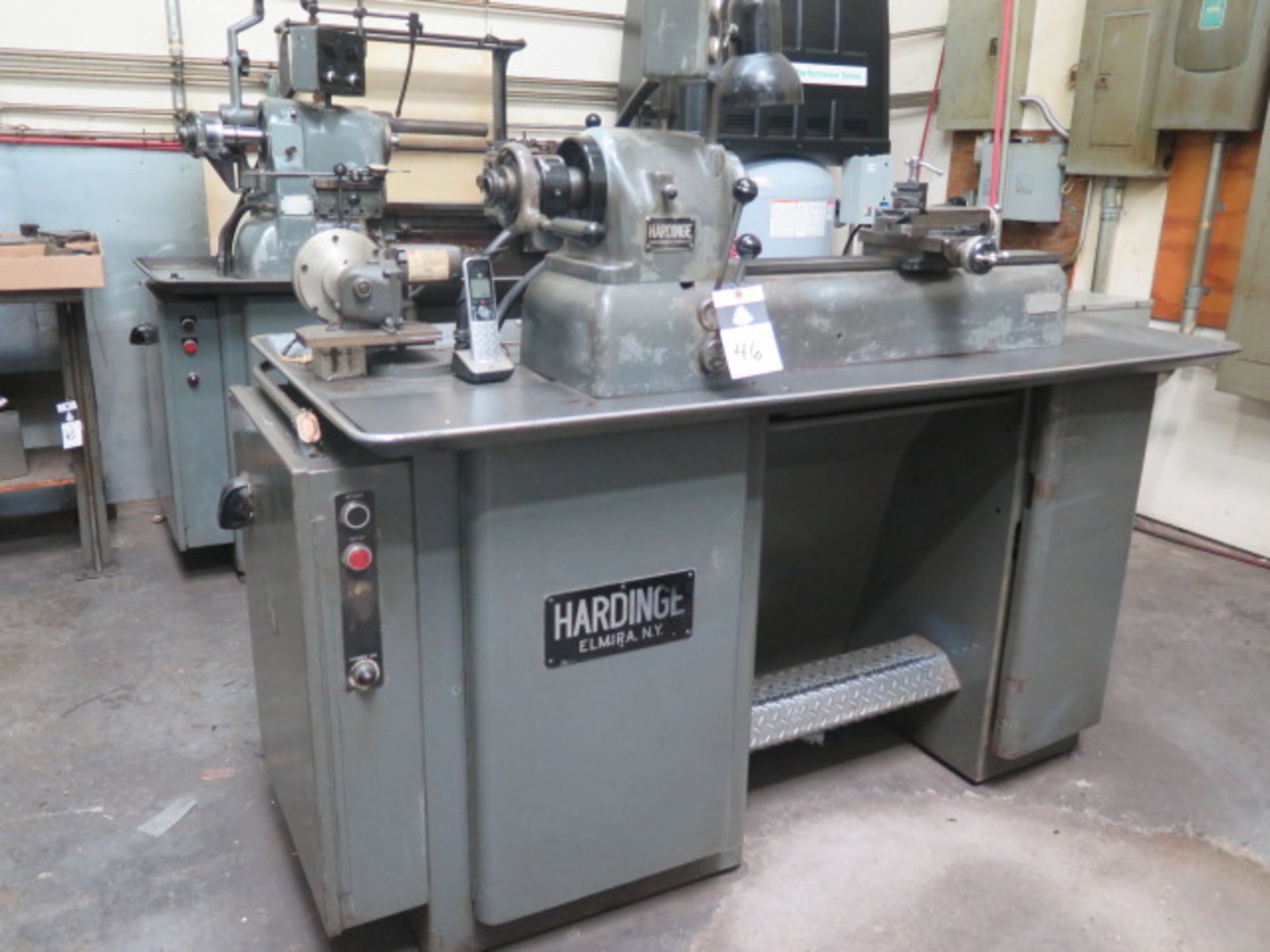 Hardinge DV-59 Narrow Bed Second OP Lathe s/n DV-59-12187 w/ 250-2600 RPM, 5C Spindle, Compound - Image 2 of 8