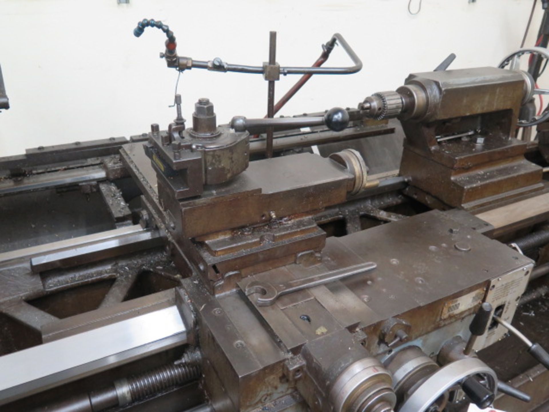 HES 20 20” x 72” Geared Head Gap Bed Lathe w/ 45-1800 RPM, Tracer Bed, Inch/mm Threading, Tailstock, - Image 7 of 12