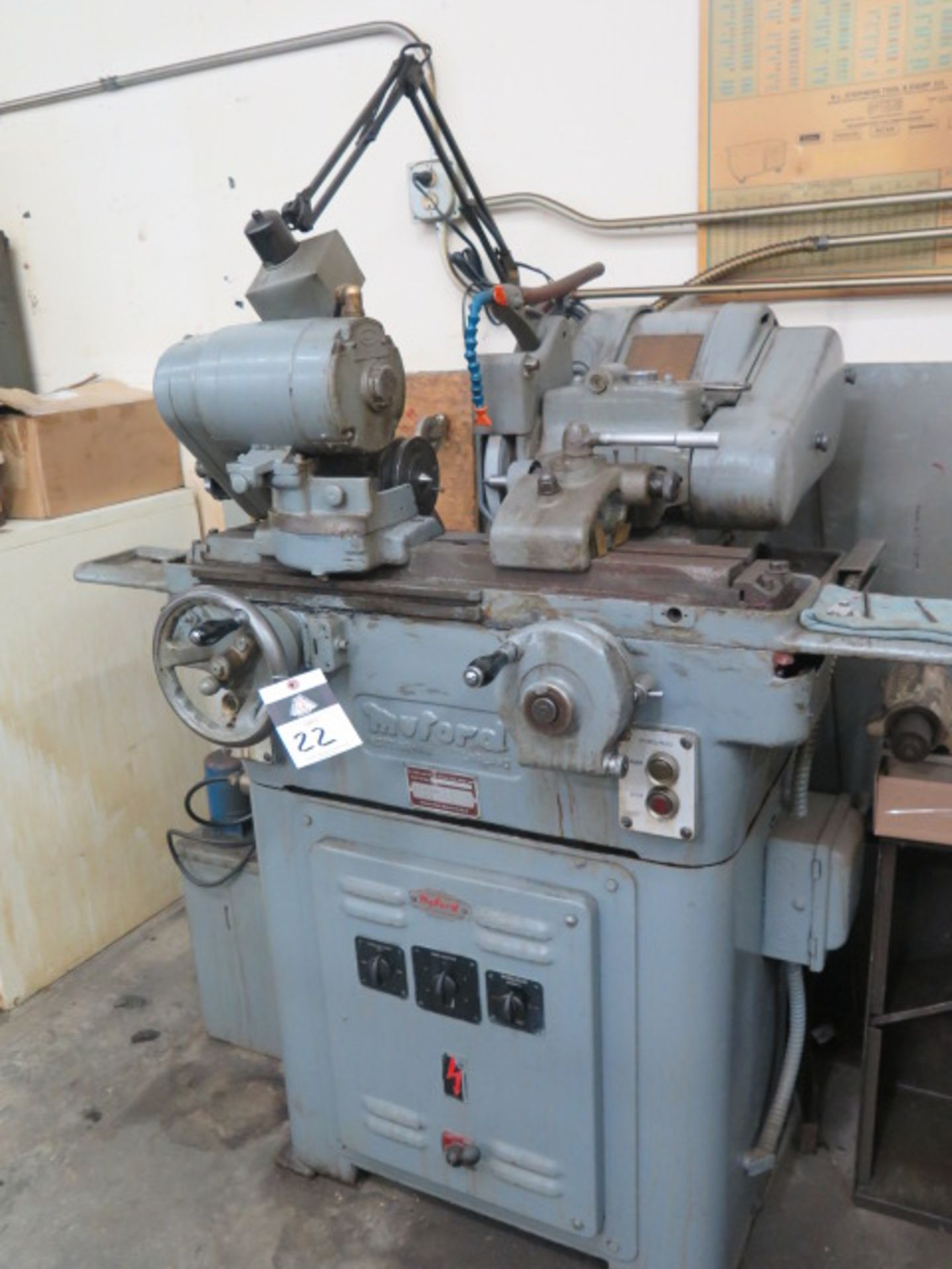 Myford 5” x 12” Cylindrical Grinder s/n S60468 w/ Motorized Grinding Head, Tailstock, Coolant - Image 3 of 8