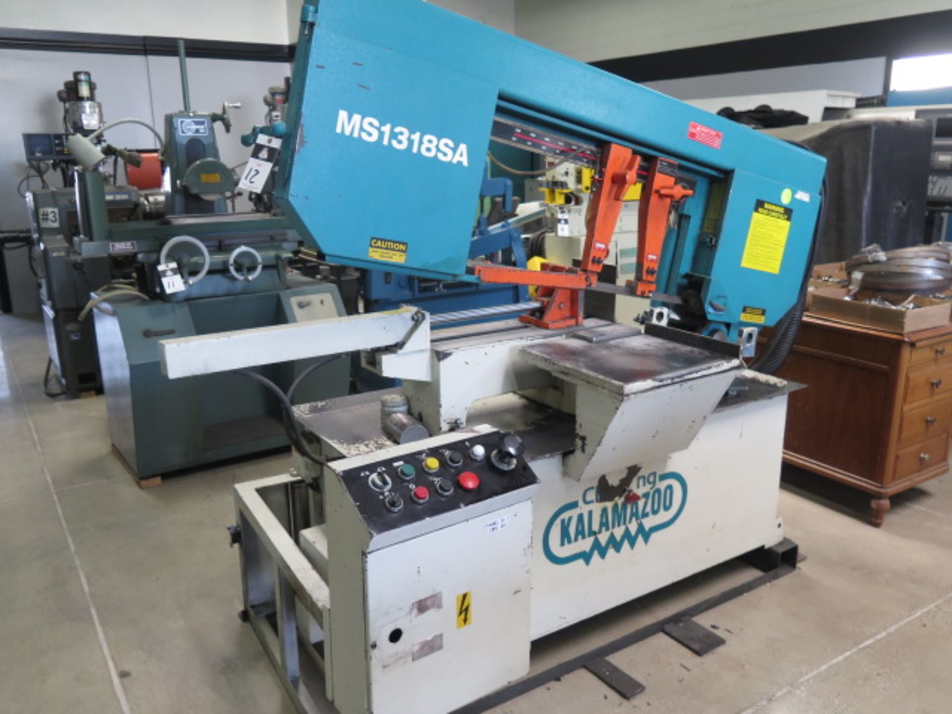 Kalamazoo MS1318SA 13” Horizontal Miter Band Saw w/ Hydraulic Clamping and Down Feed, Coolant - Image 2 of 19