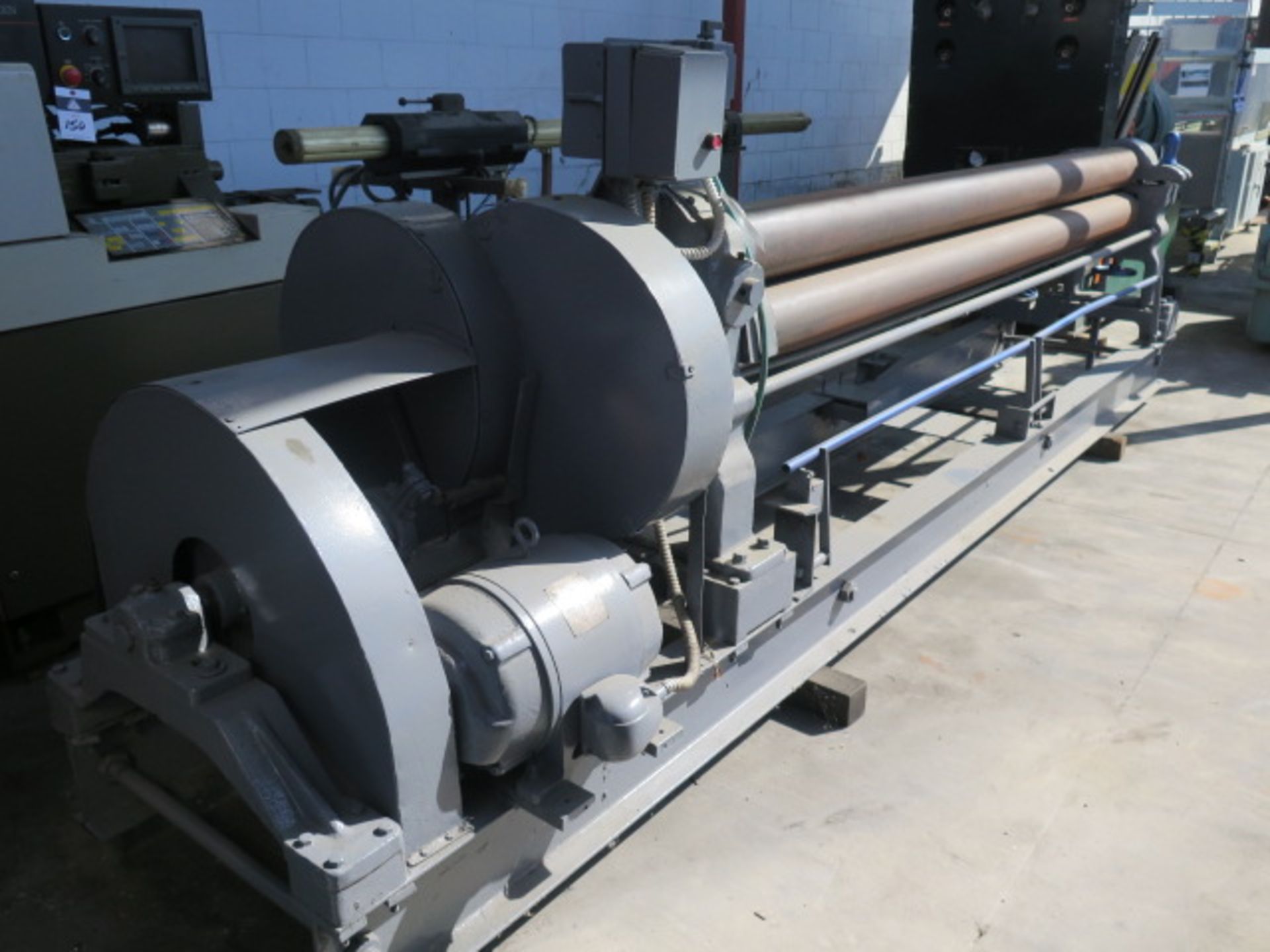 10’ Power Roll w/ 10Hp Motor, 7” Top Roll, 6” Lower Rolls - Image 3 of 6