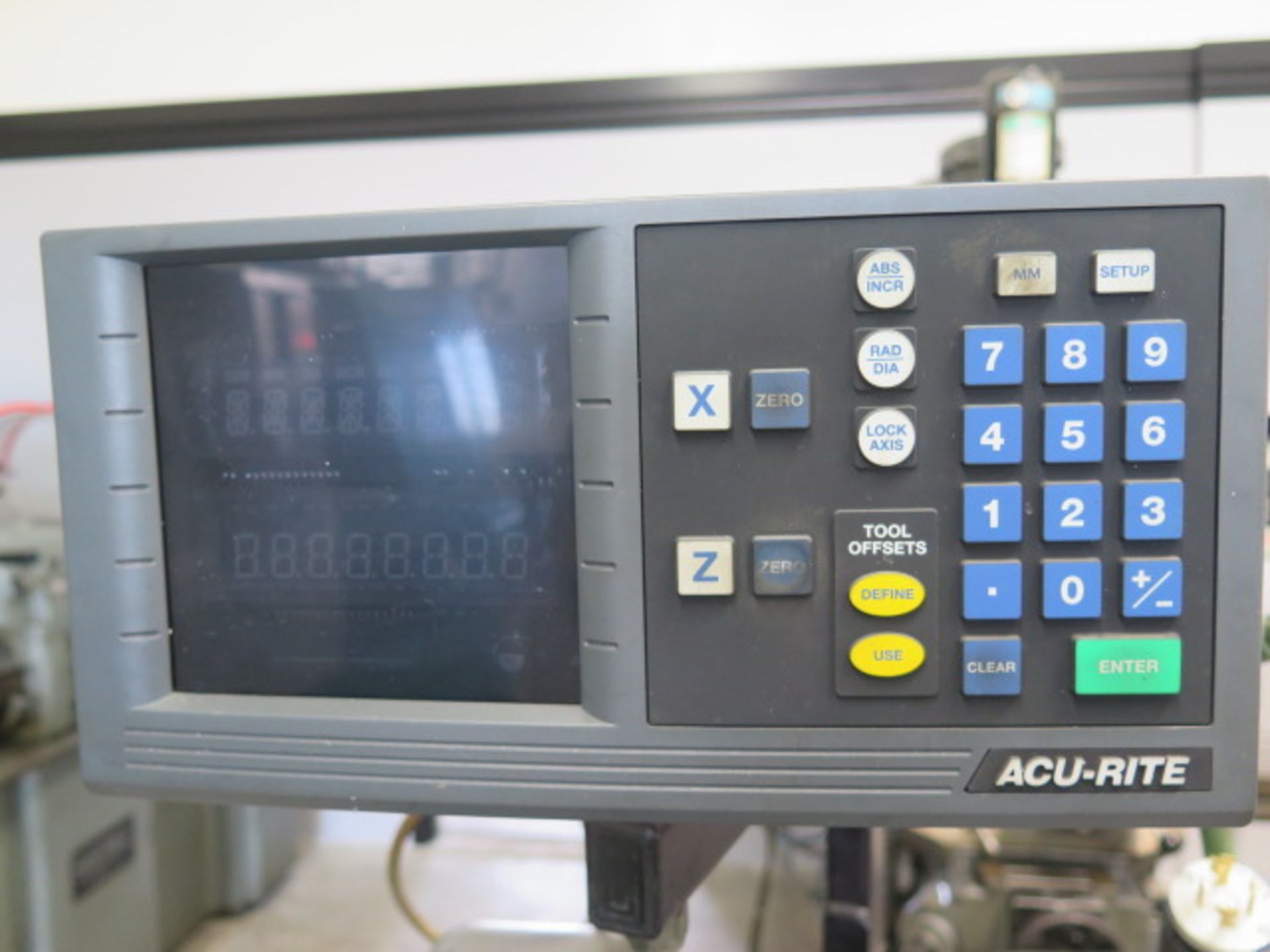 Mori Seiki MS-850G 16” x 36” Geared Head Gap Bed Lathe s/n 11721 w/ Acu-Rite Programmable DRO, 32- - Image 5 of 22