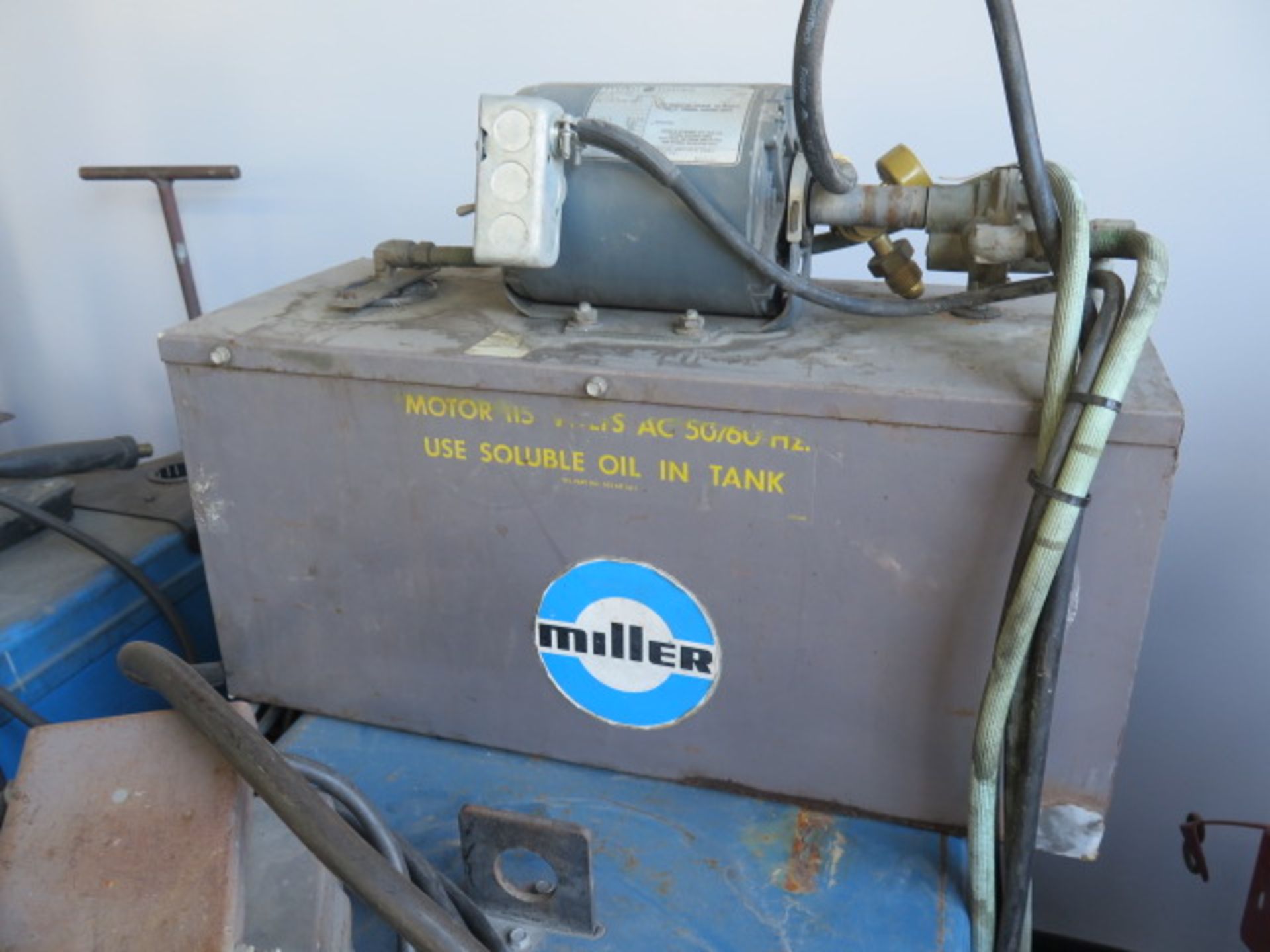 Miller Dialarc HF AC/DC Arc Welding Power Source s/n HJ131949 w/ Miller Cooler - Image 7 of 8