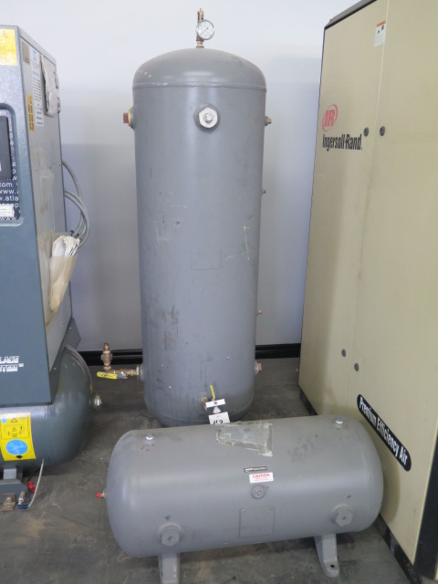 60 Gallon Vertical and 30 Gallon Horizontal Air Storage Tanks (2)